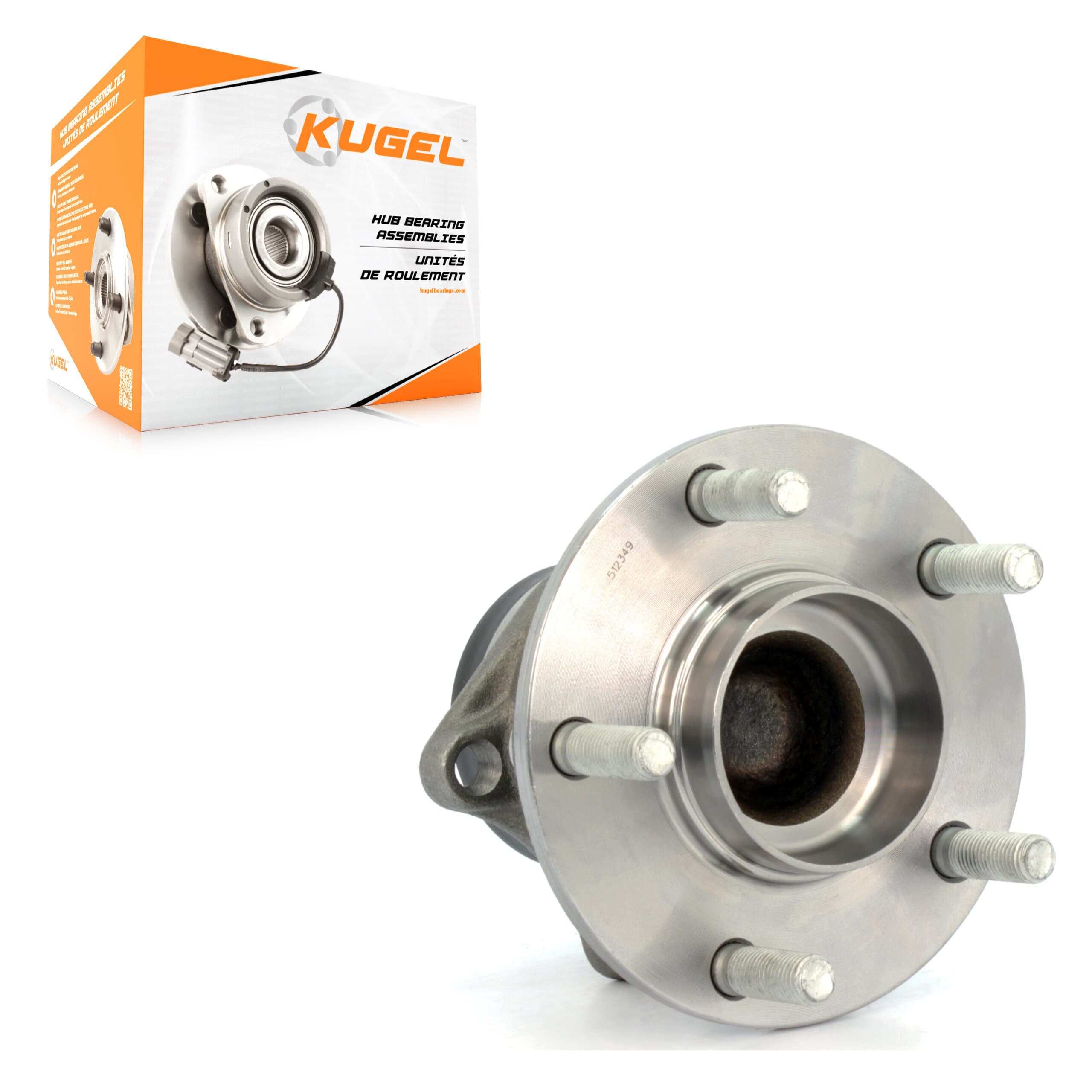 Kugel - 70-512349 - Rear Wheel Bearing and Hub Assembly image 1