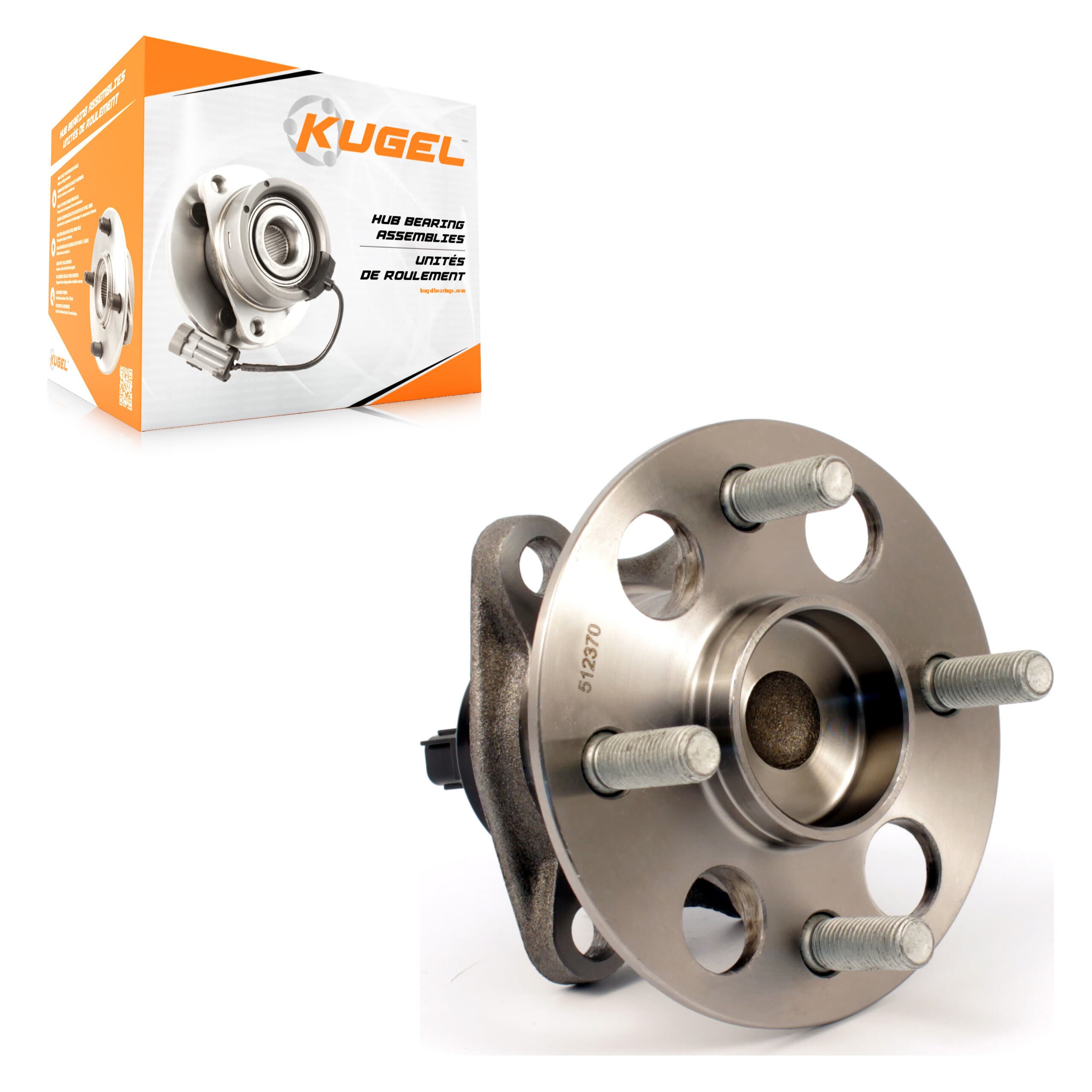 Kugel - 70-512370 - Rear Wheel Bearing and Hub Assembly image 1