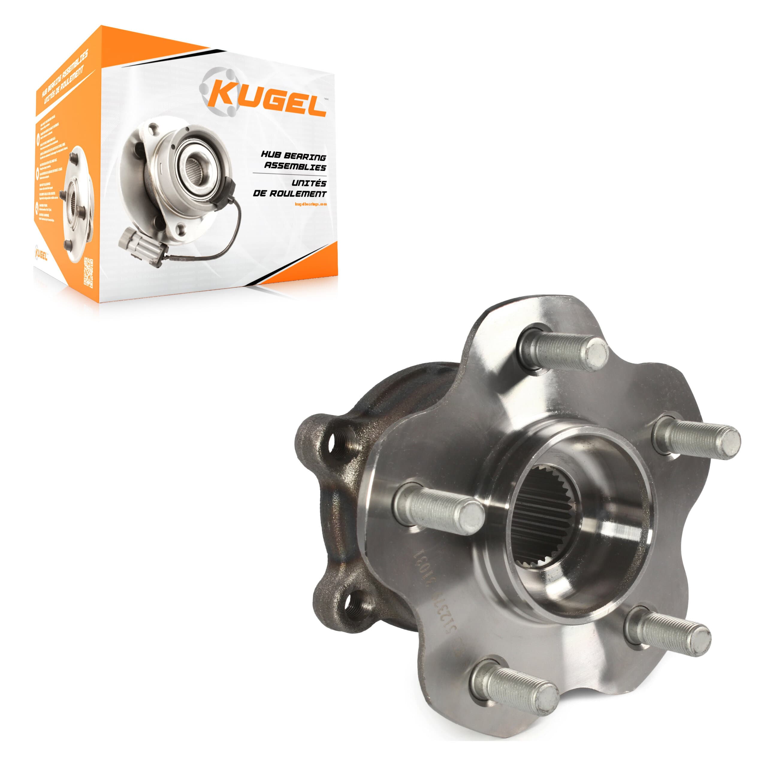Kugel - 70-512379 - Rear Wheel Bearing and Hub Assembly image 1