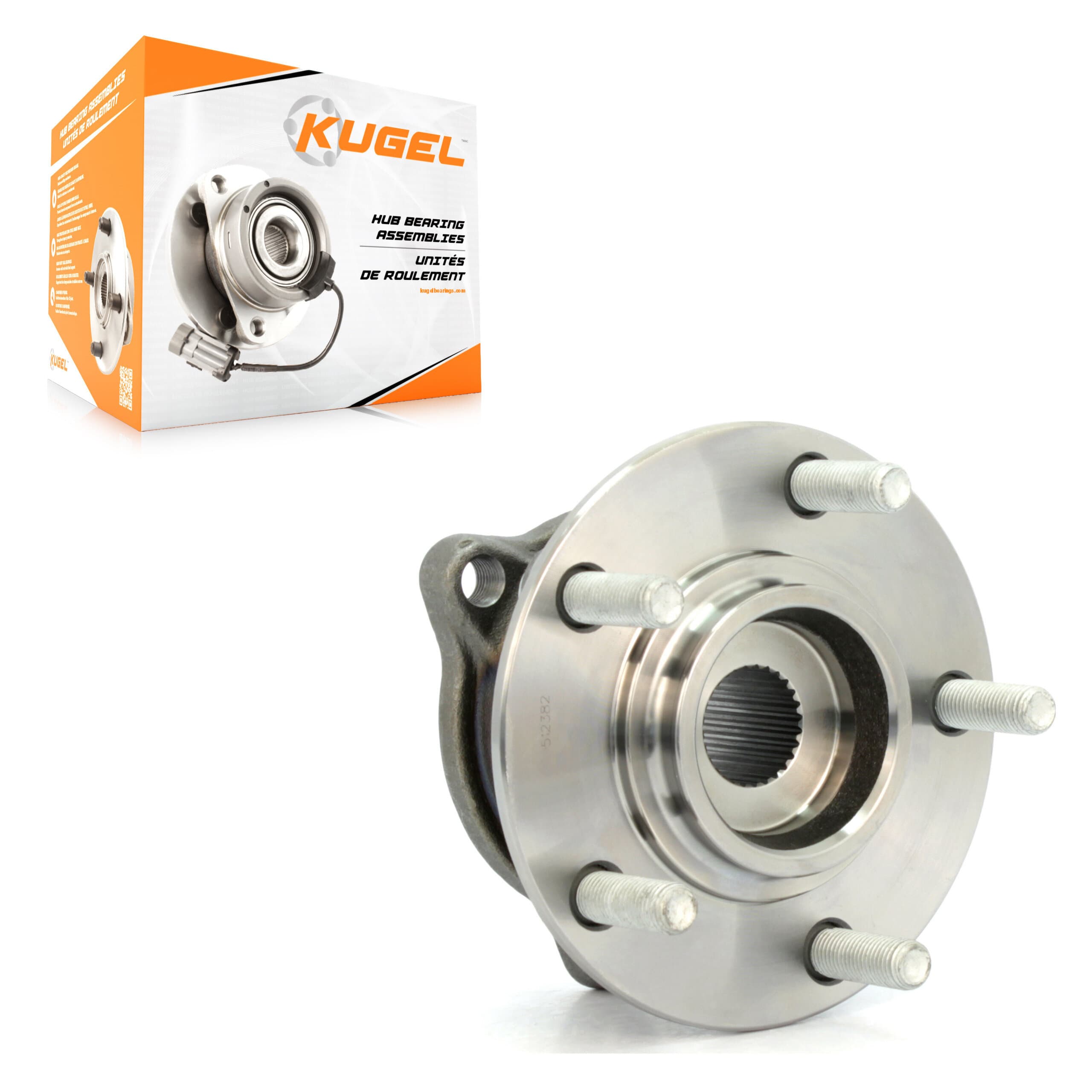 Kugel - 70-512382 - Rear Wheel Bearing and Hub Assembly image 1
