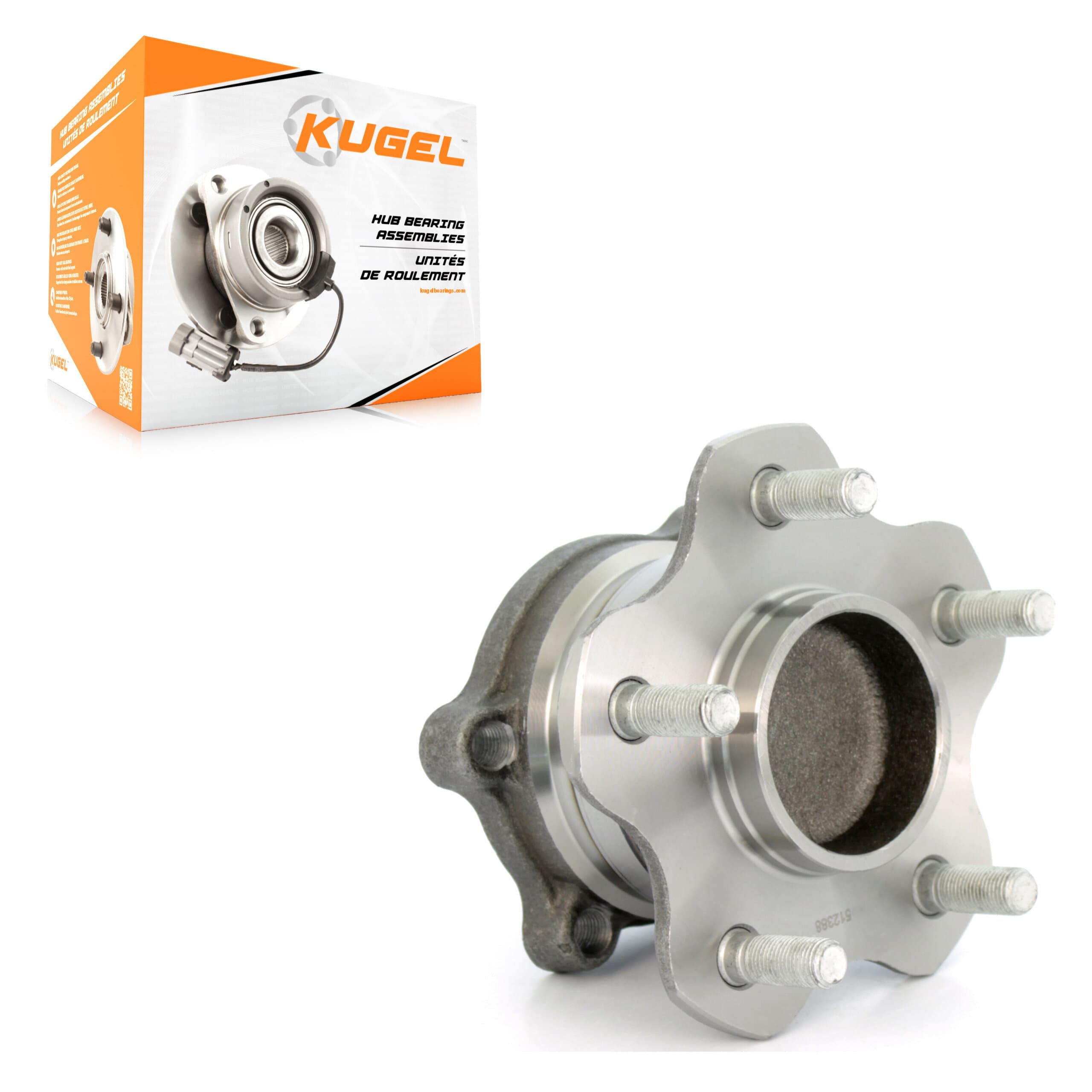 Kugel - 70-512388 - Rear Wheel Bearing and Hub Assembly image 1