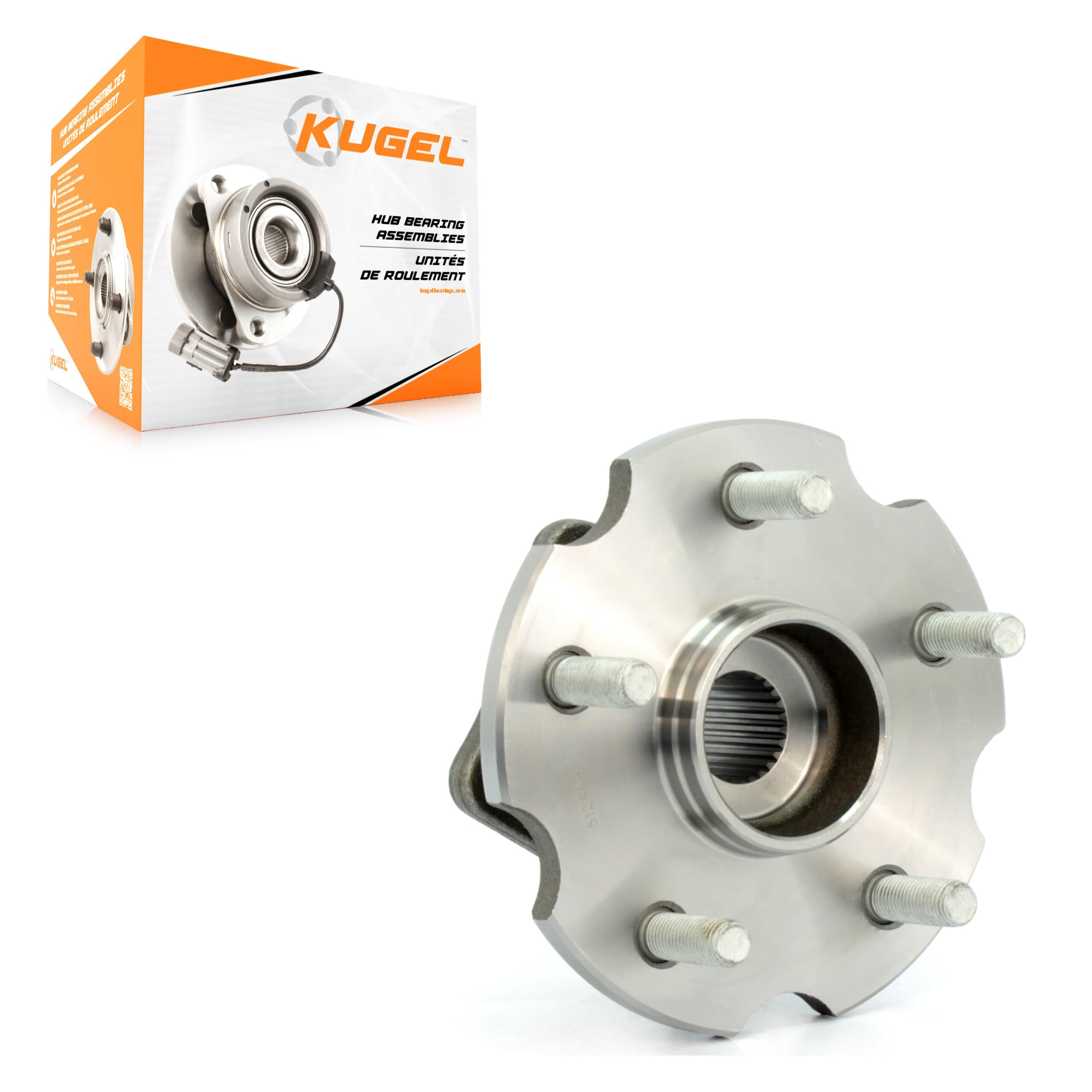 Kugel - 70-512404 - Rear Wheel Bearing and Hub Assembly image 1