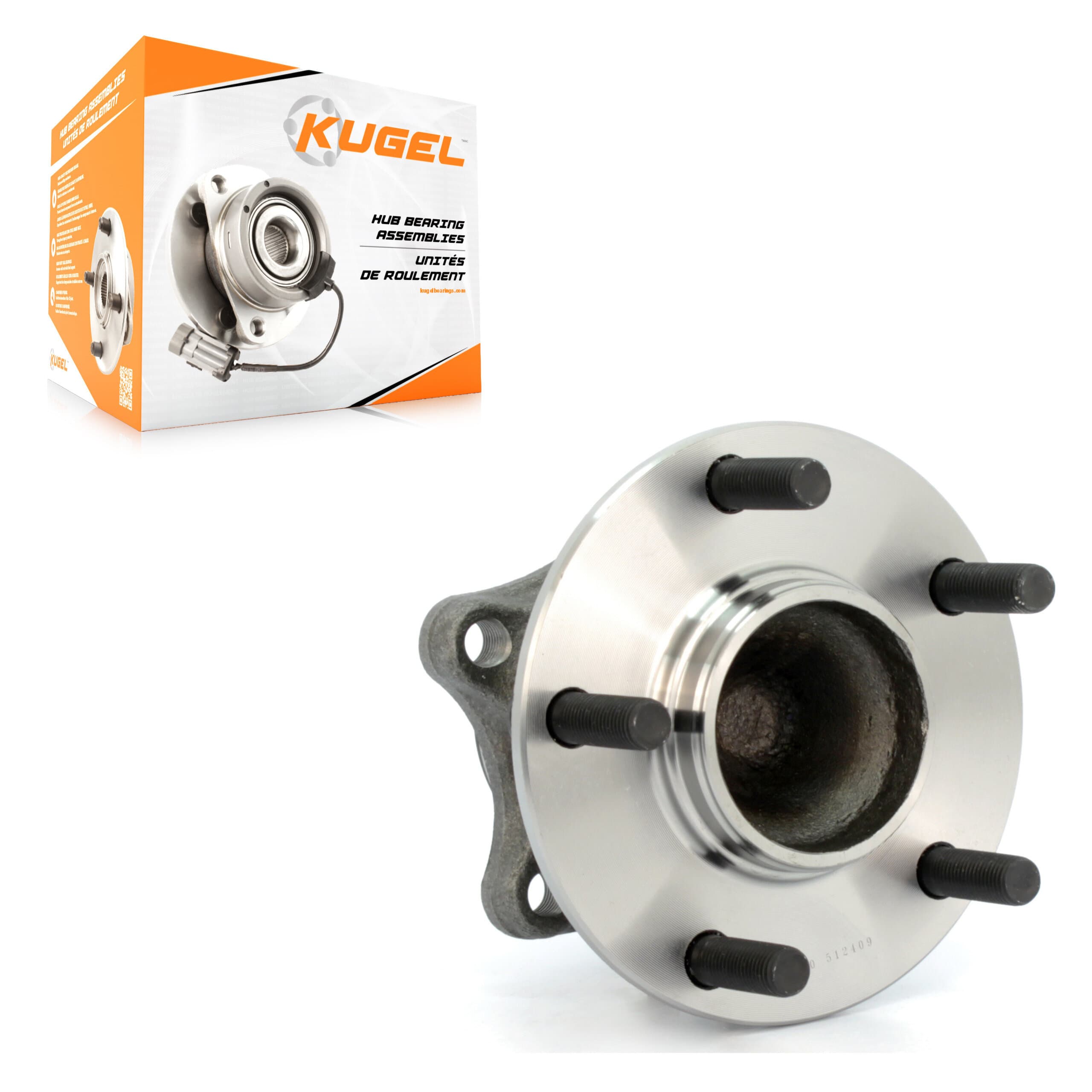 Kugel - 70-512409 - Rear Wheel Bearing and Hub Assembly image 1