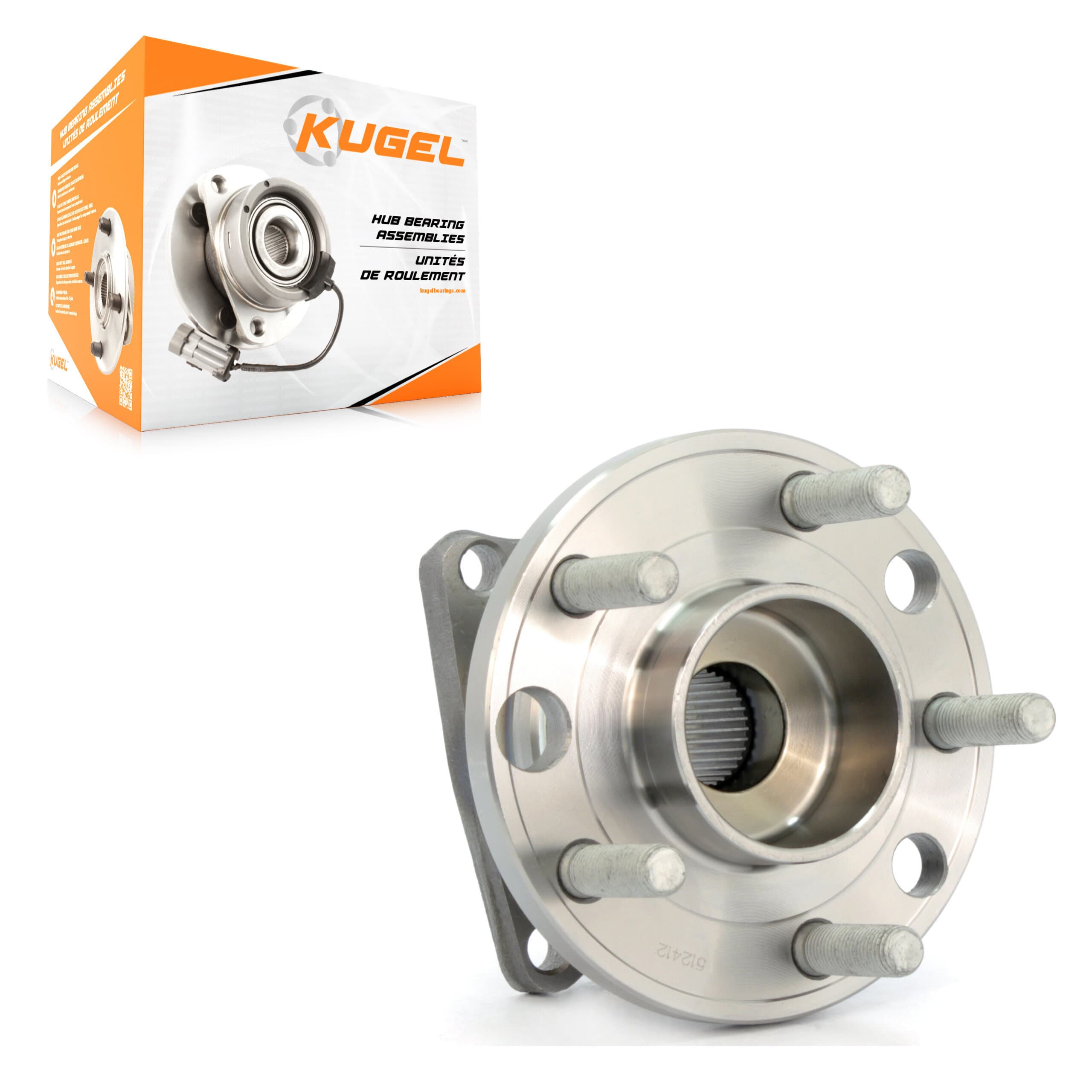 Kugel - 70-512412 - Rear Wheel Bearing and Hub Assembly image 1
