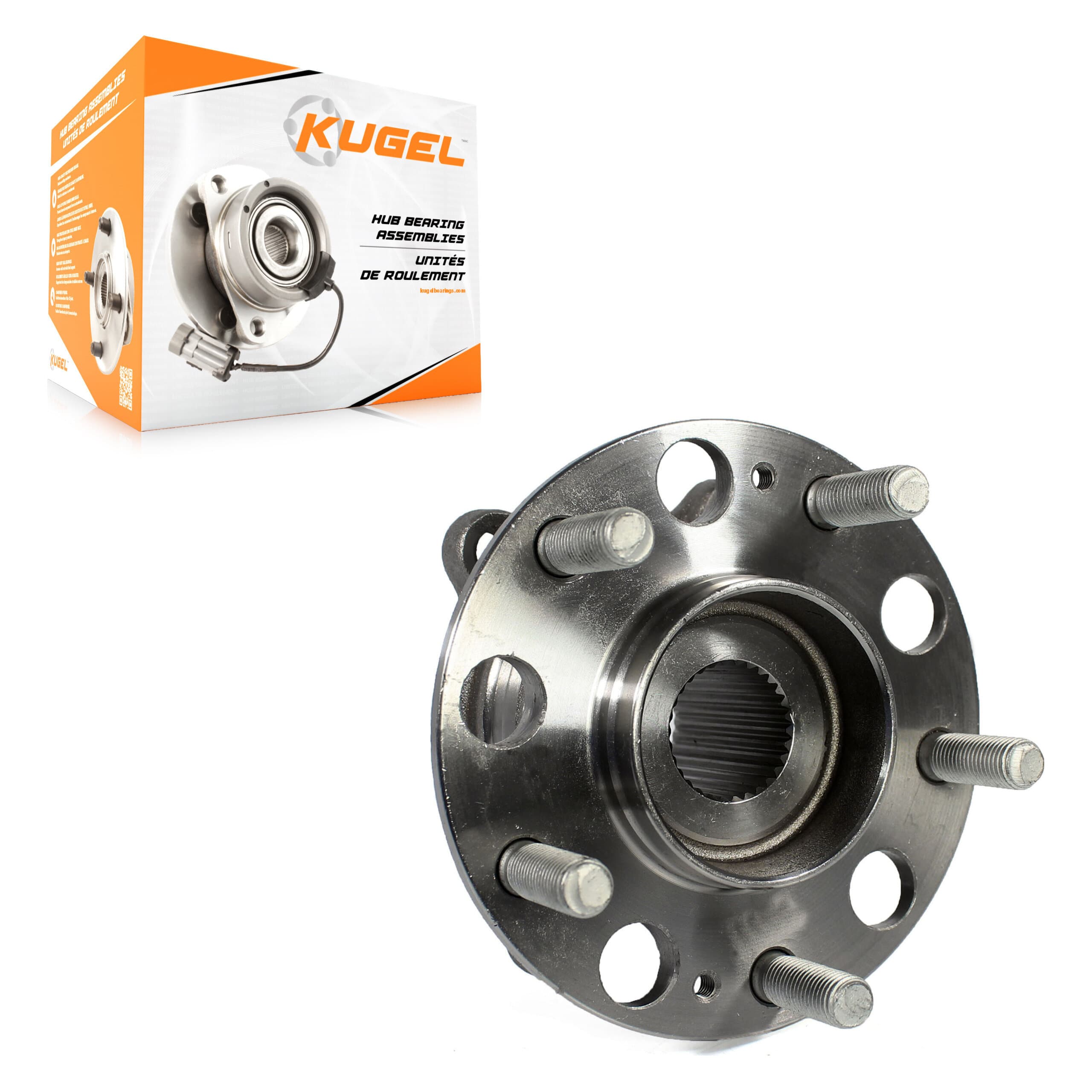 Kugel - 70-512417 - Rear Wheel Bearing and Hub Assembly image 1
