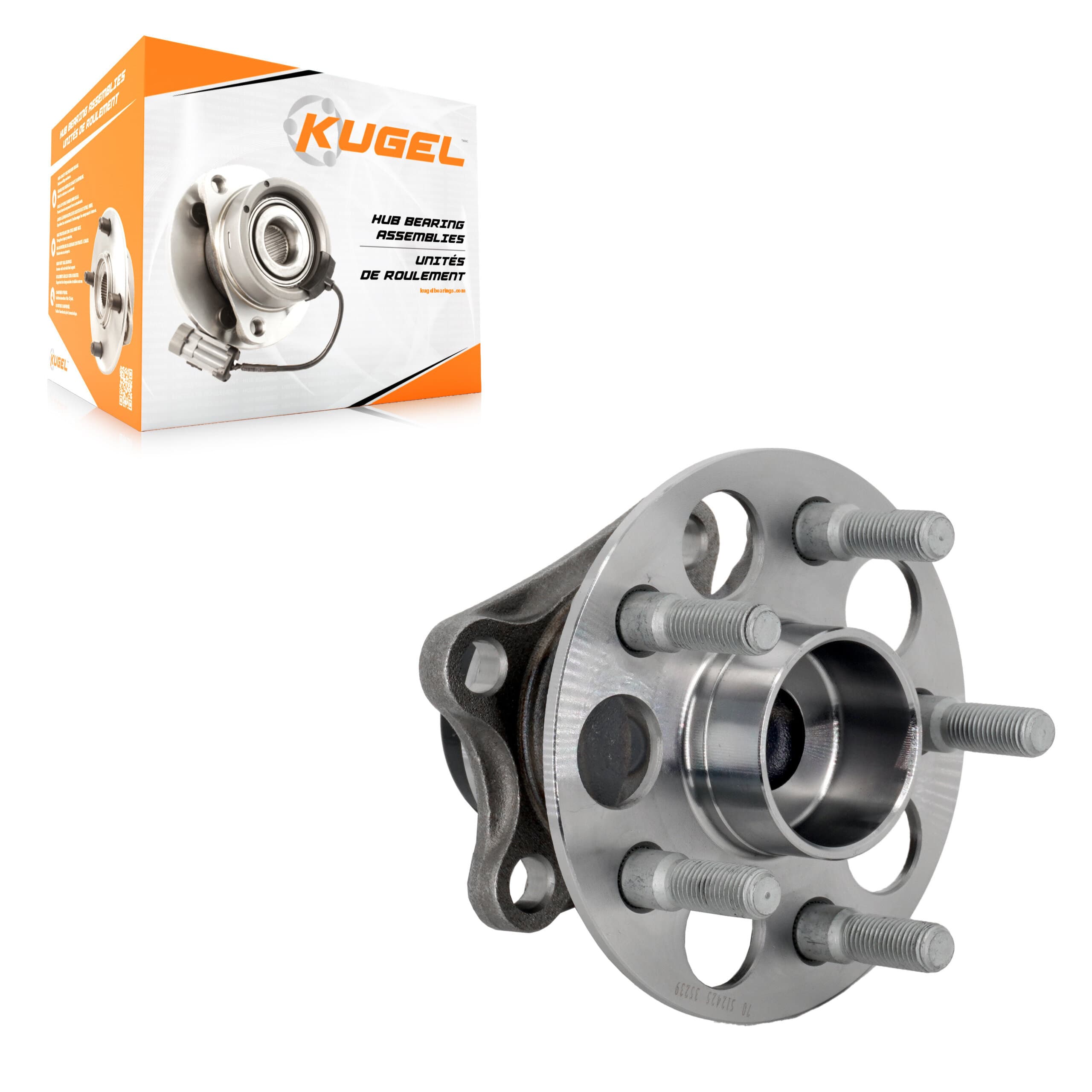 Kugel - 70-512425 - Rear Wheel Bearing and Hub Assembly image 1