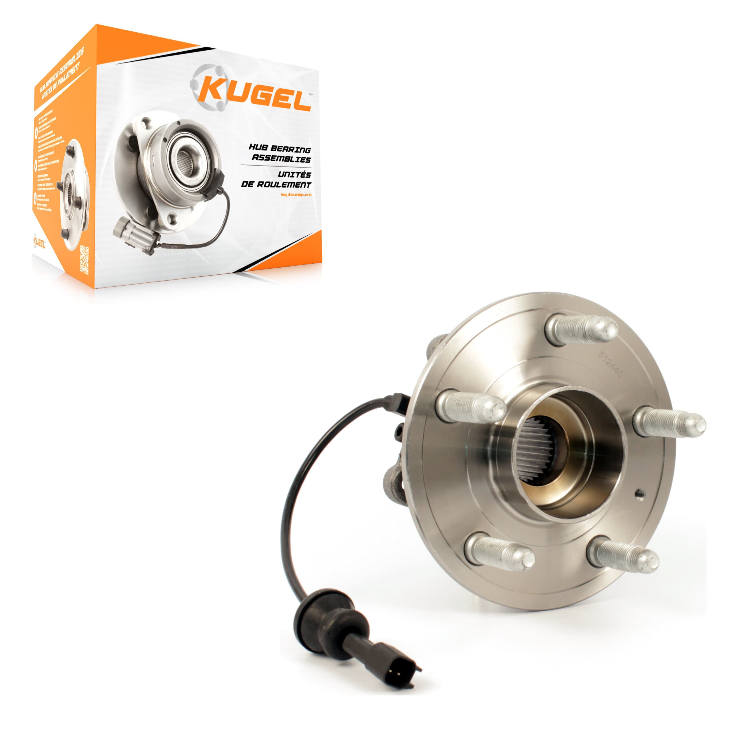 Kugel - 70-512440 - Rear Wheel Bearing and Hub Assembly image 1
