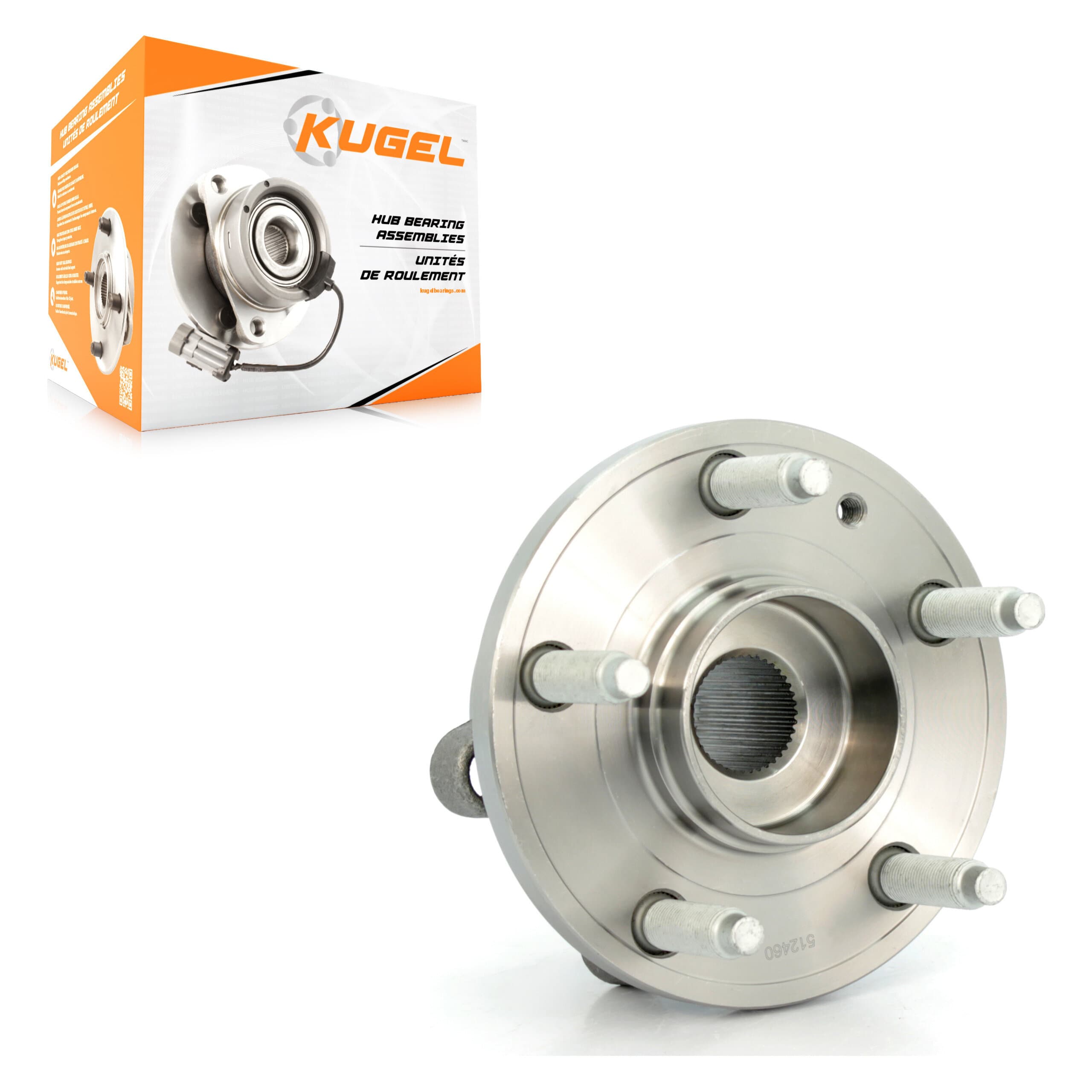 Kugel - 70-512460 - Rear Wheel Bearing and Hub Assembly image 1