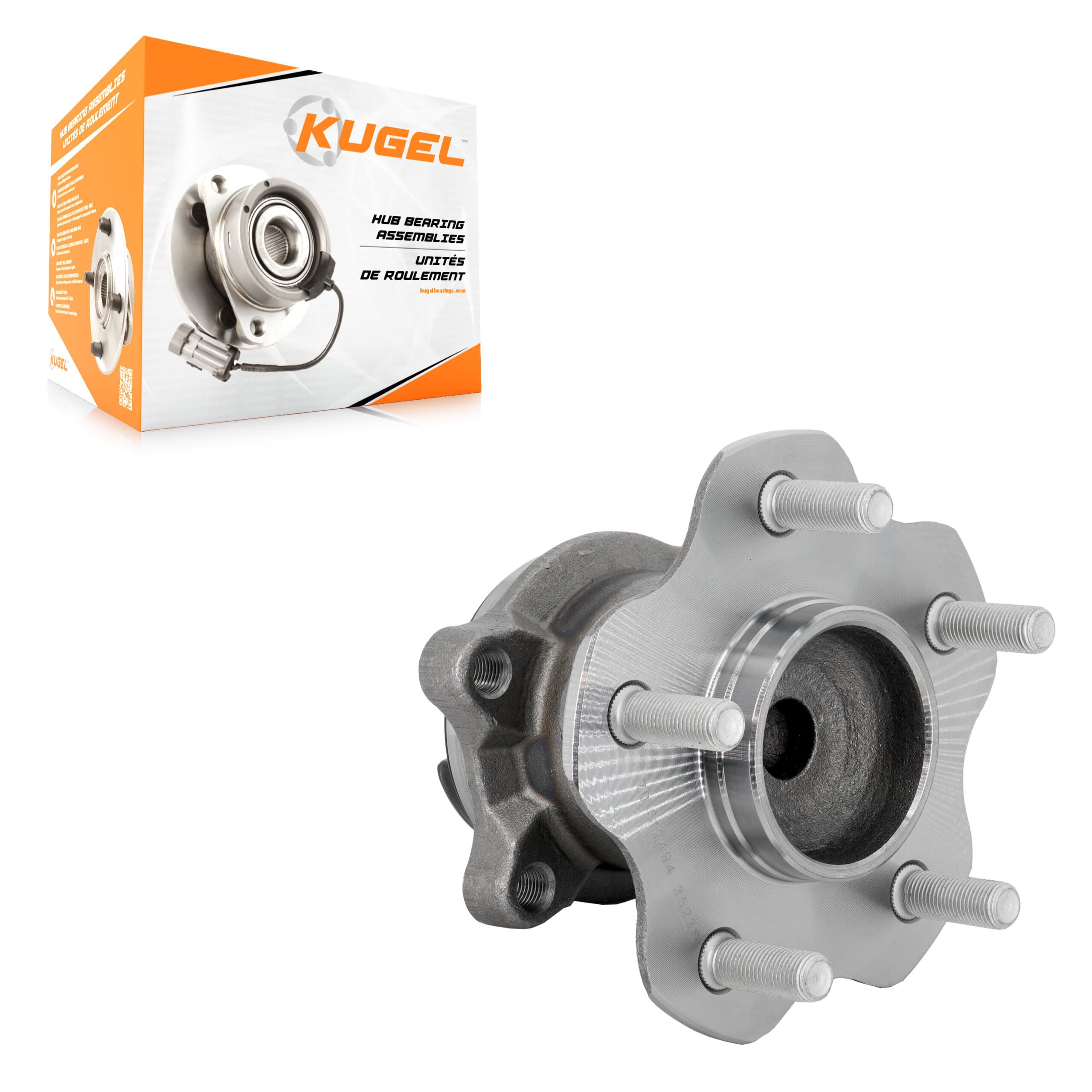 Kugel - 70-512494 - Rear Wheel Bearing and Hub Assembly image 1