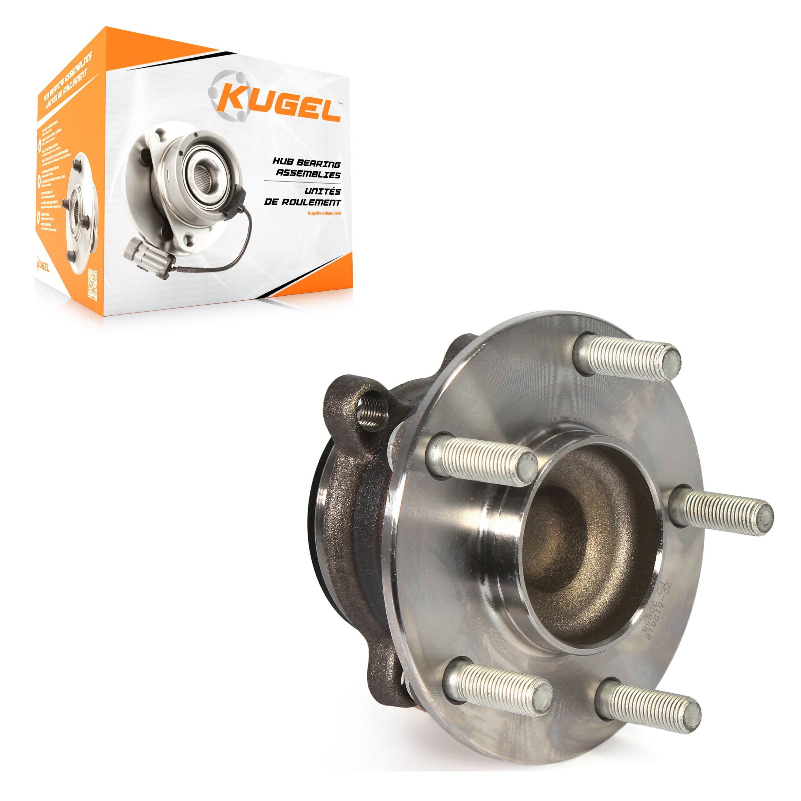 Kugel - 70-512519 - Rear Wheel Bearing and Hub Assembly image 1