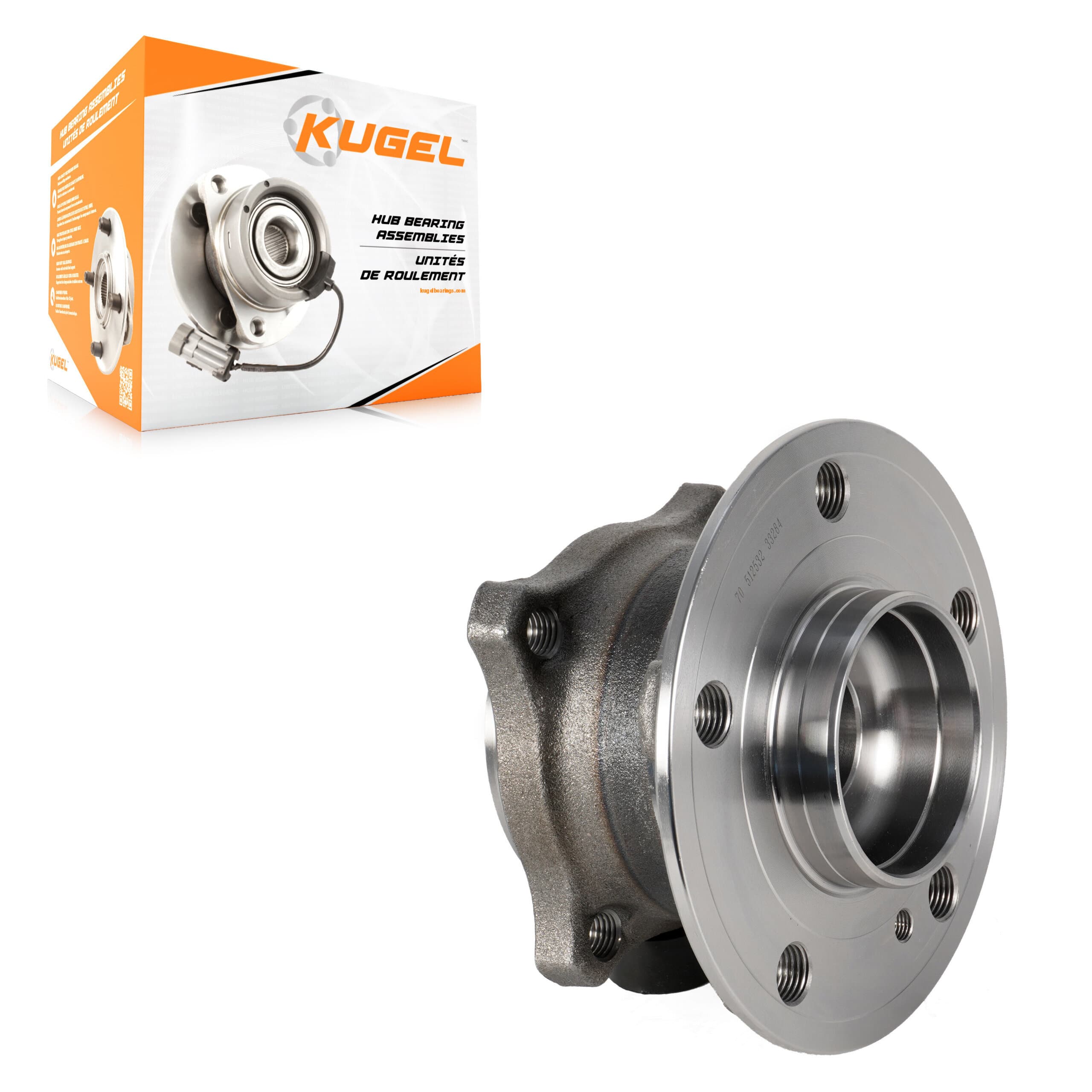 Kugel - 70-512532 - Rear Wheel Bearing and Hub Assembly image 1