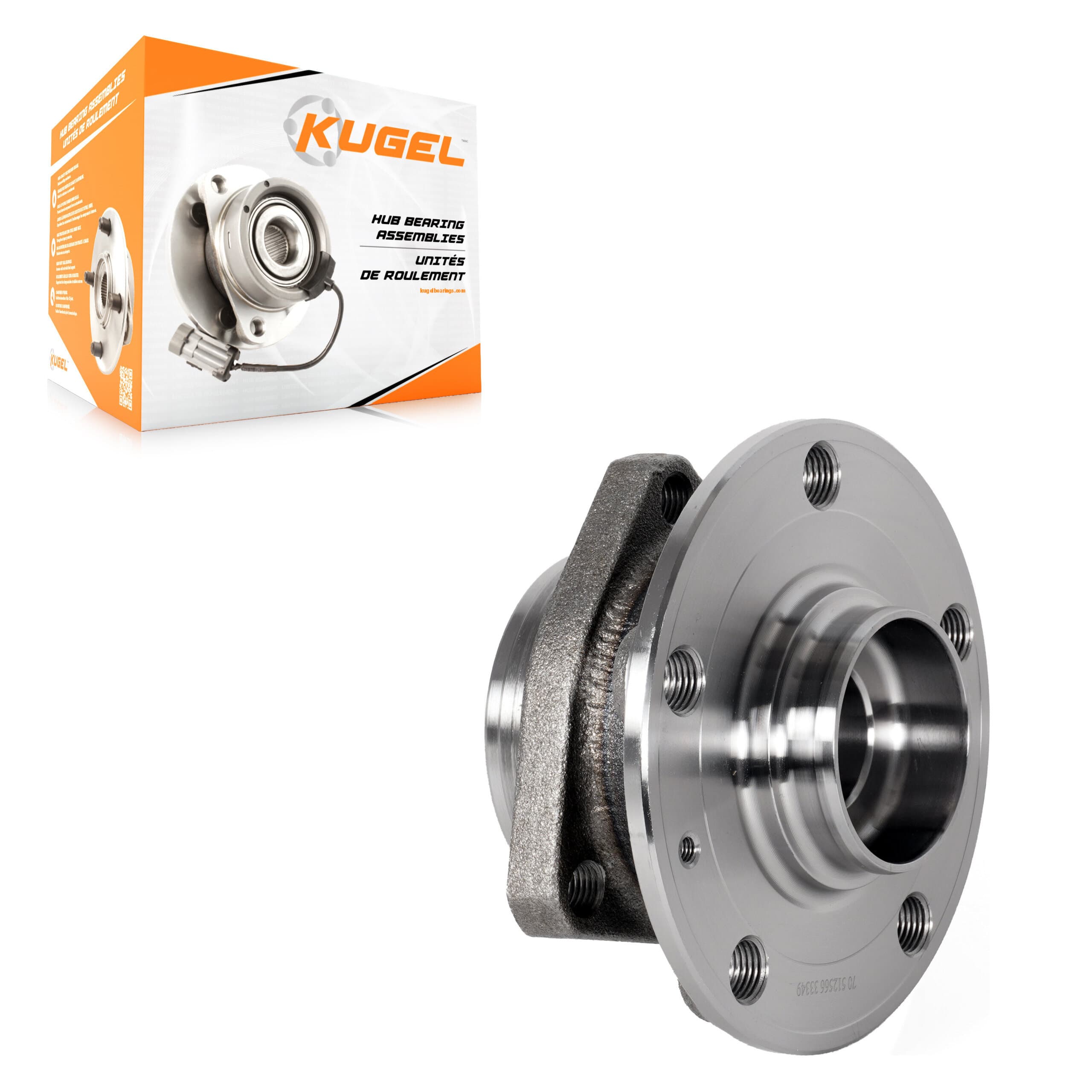 Kugel - 70-512566 - Rear Wheel Bearing and Hub Assembly image 1