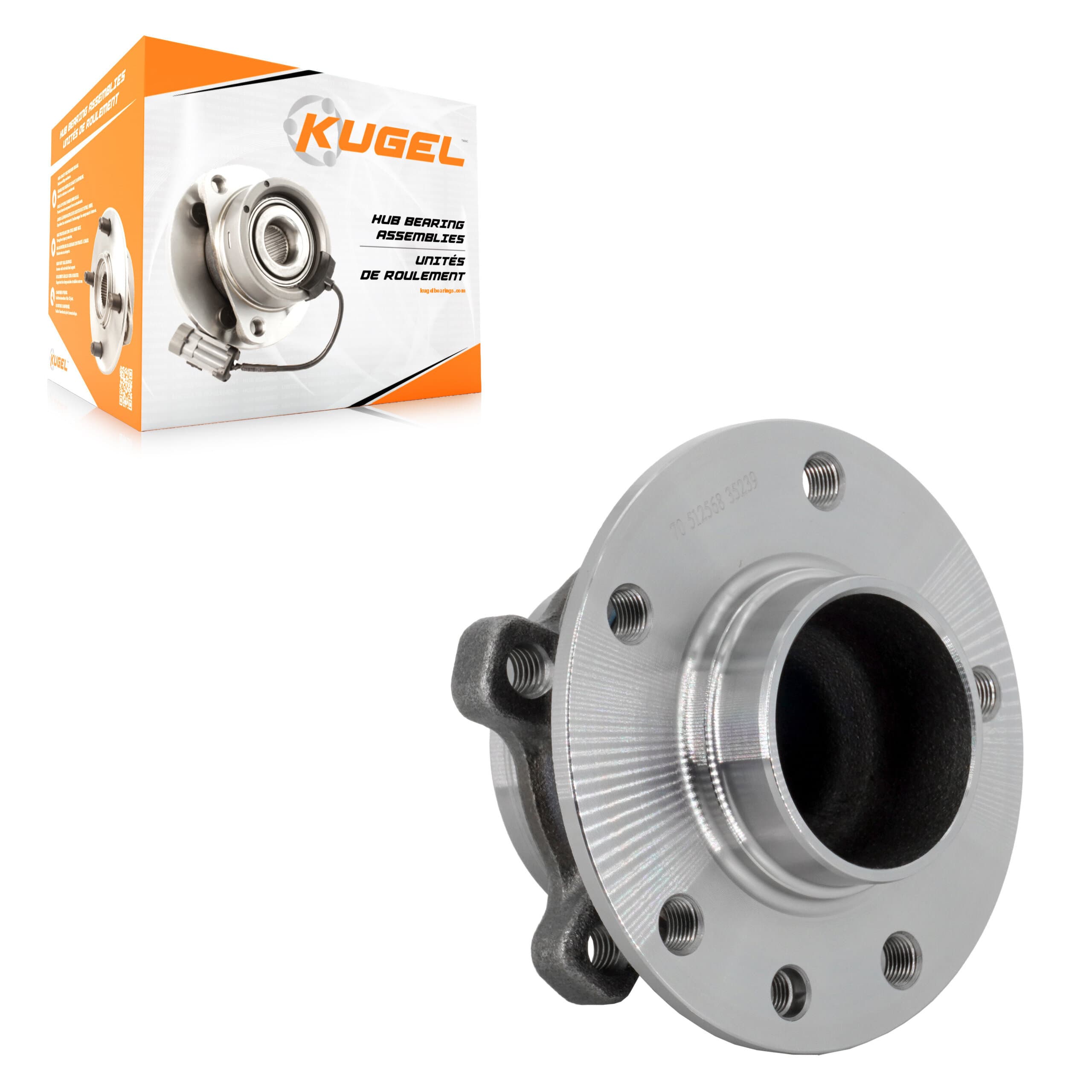 Kugel - 70-512568 - Rear Wheel Bearing and Hub Assembly image 1