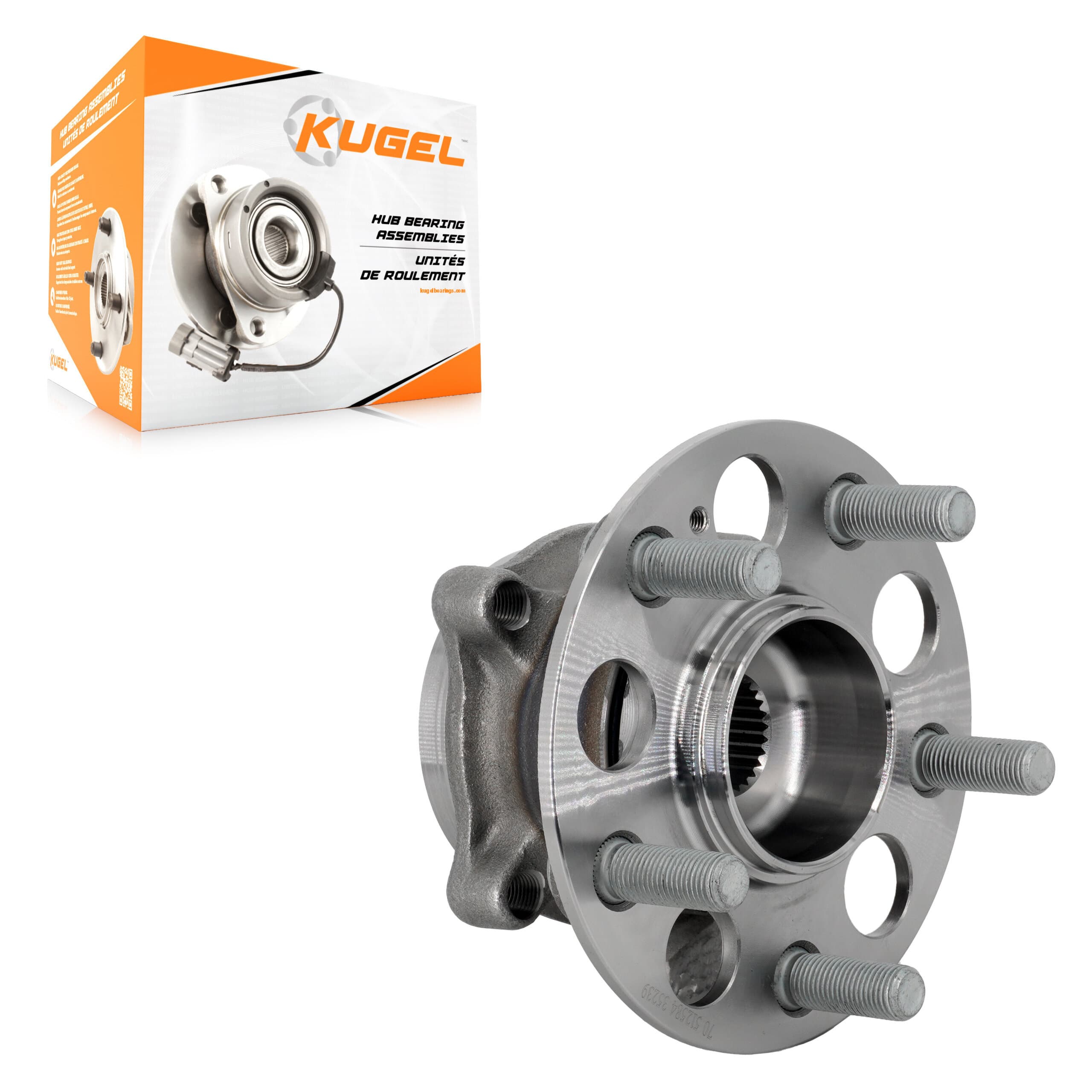 Kugel - 70-512584 - Rear Wheel Bearing and Hub Assembly image 1