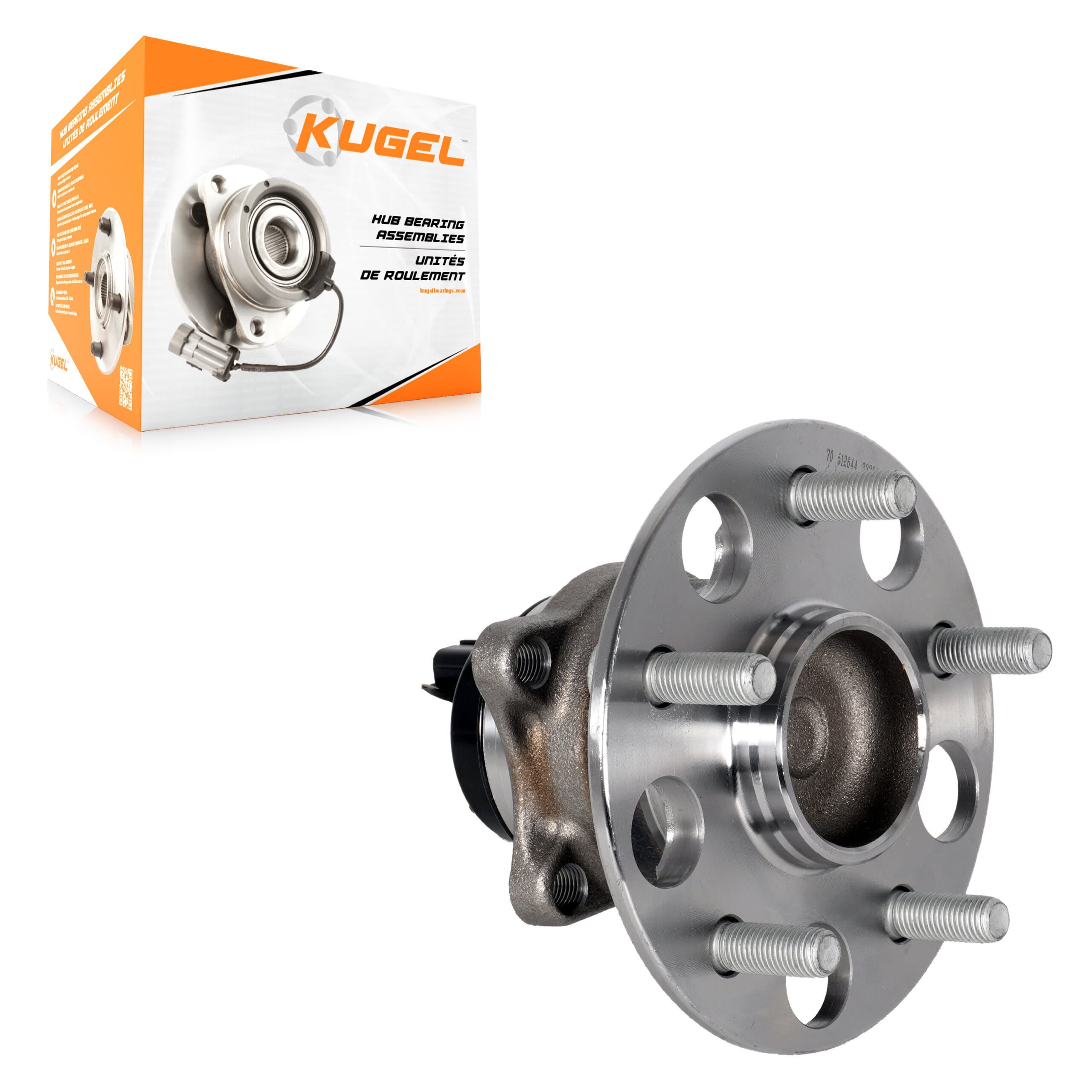 Kugel - 70-512644 - Rear Wheel Bearing and Hub Assembly image 1