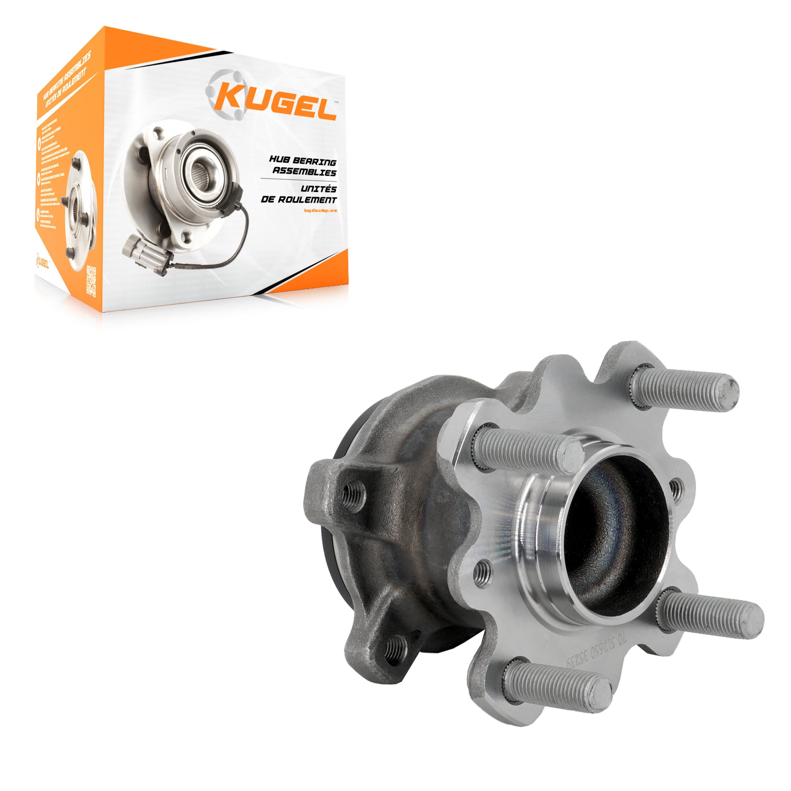 Kugel - 70-512650 - Rear Wheel Bearing and Hub Assembly image 1