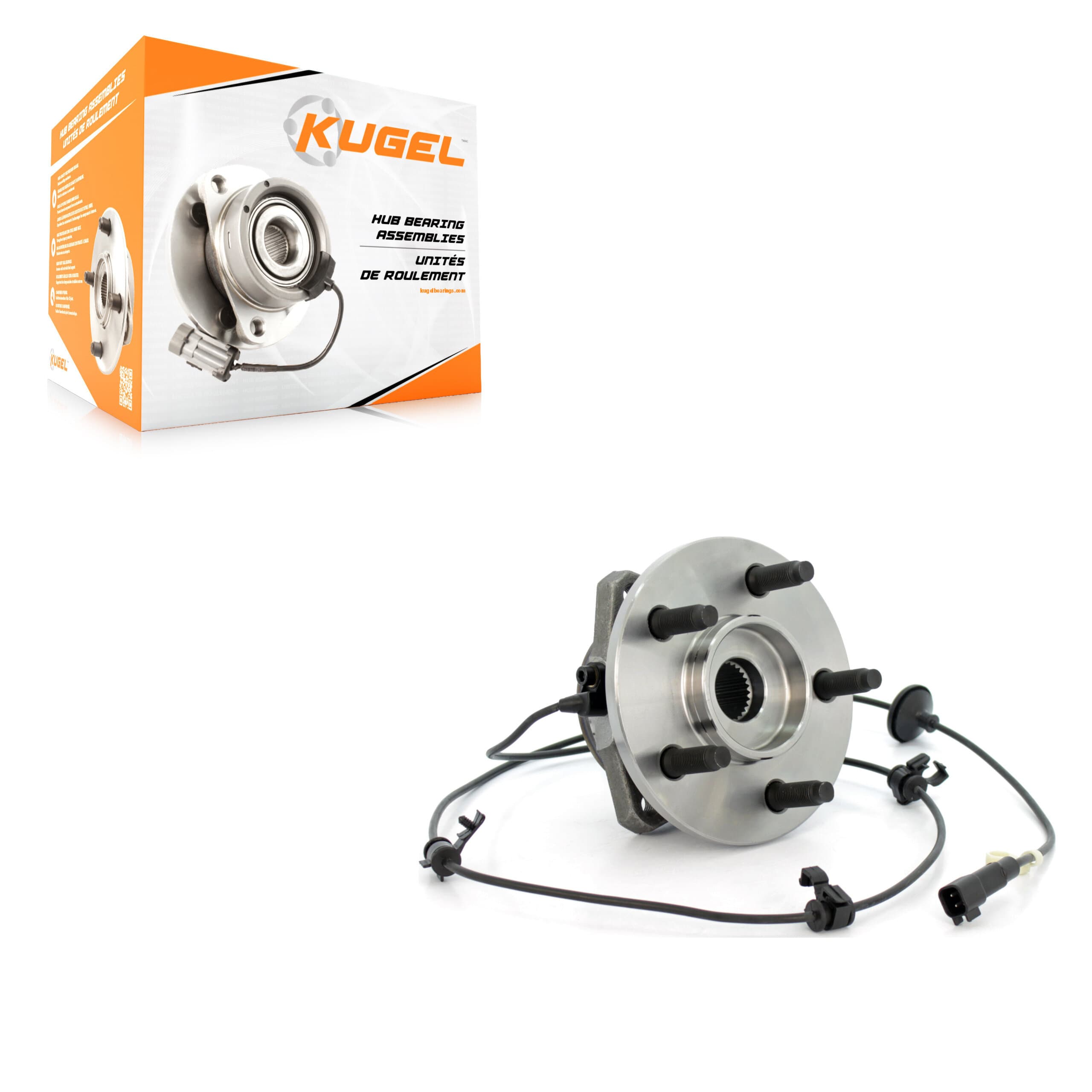 Kugel - 70-513177 - Front Right Wheel Bearing and Hub Assembly image 1