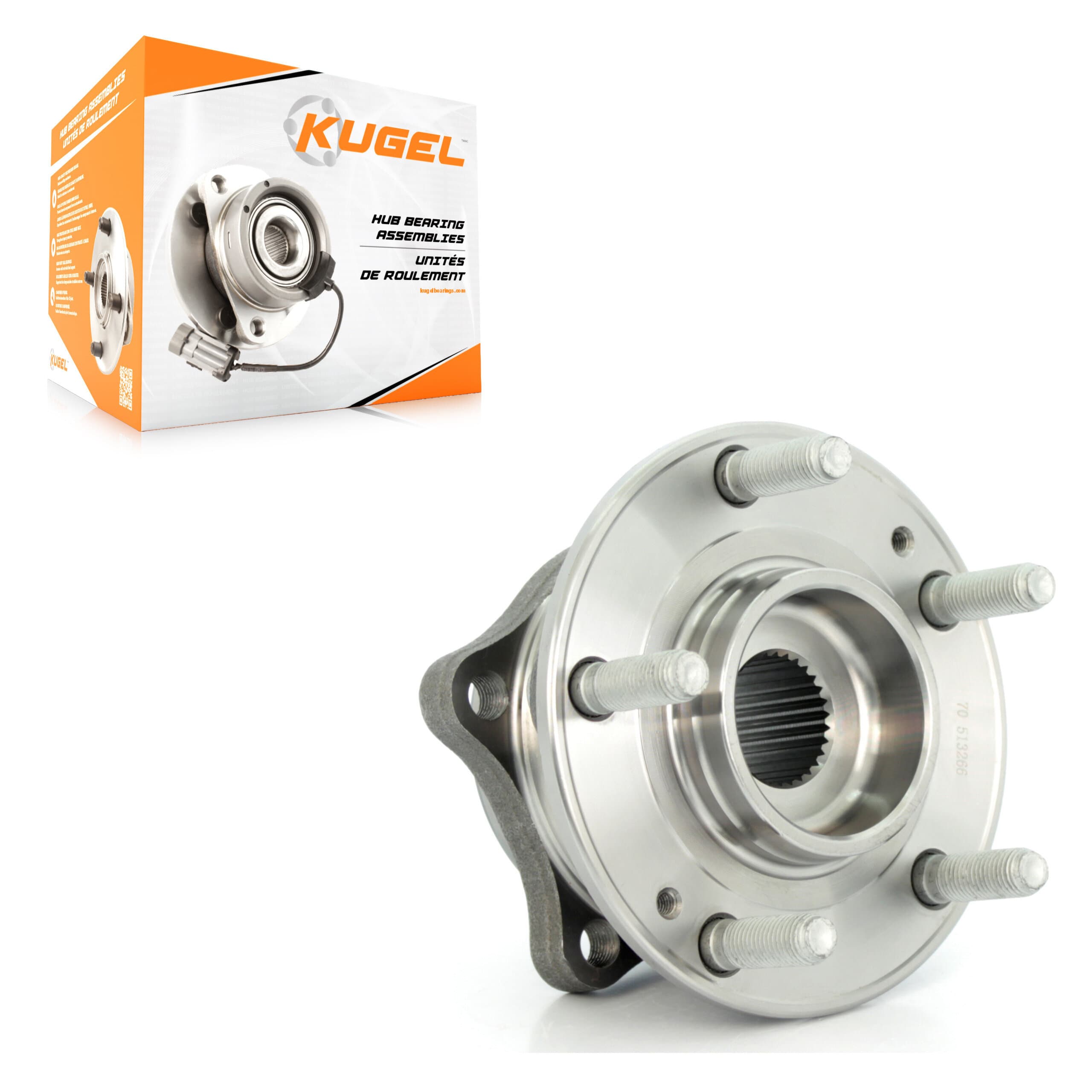 Kugel - 70-513266 - Rear Wheel Bearing and Hub Assembly image 1