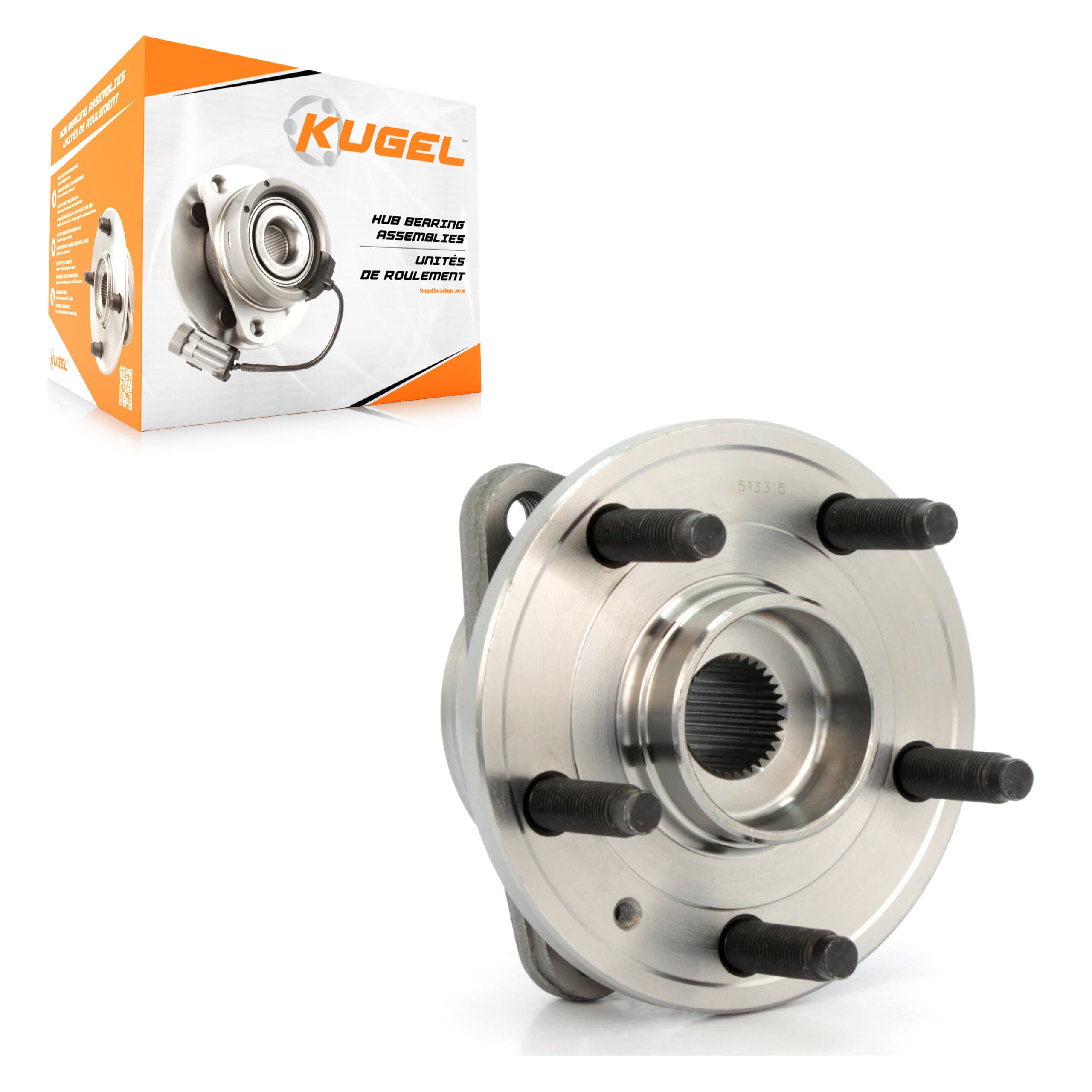 Kugel - 70-513315 - Front Wheel Bearing and Hub Assembly image 1