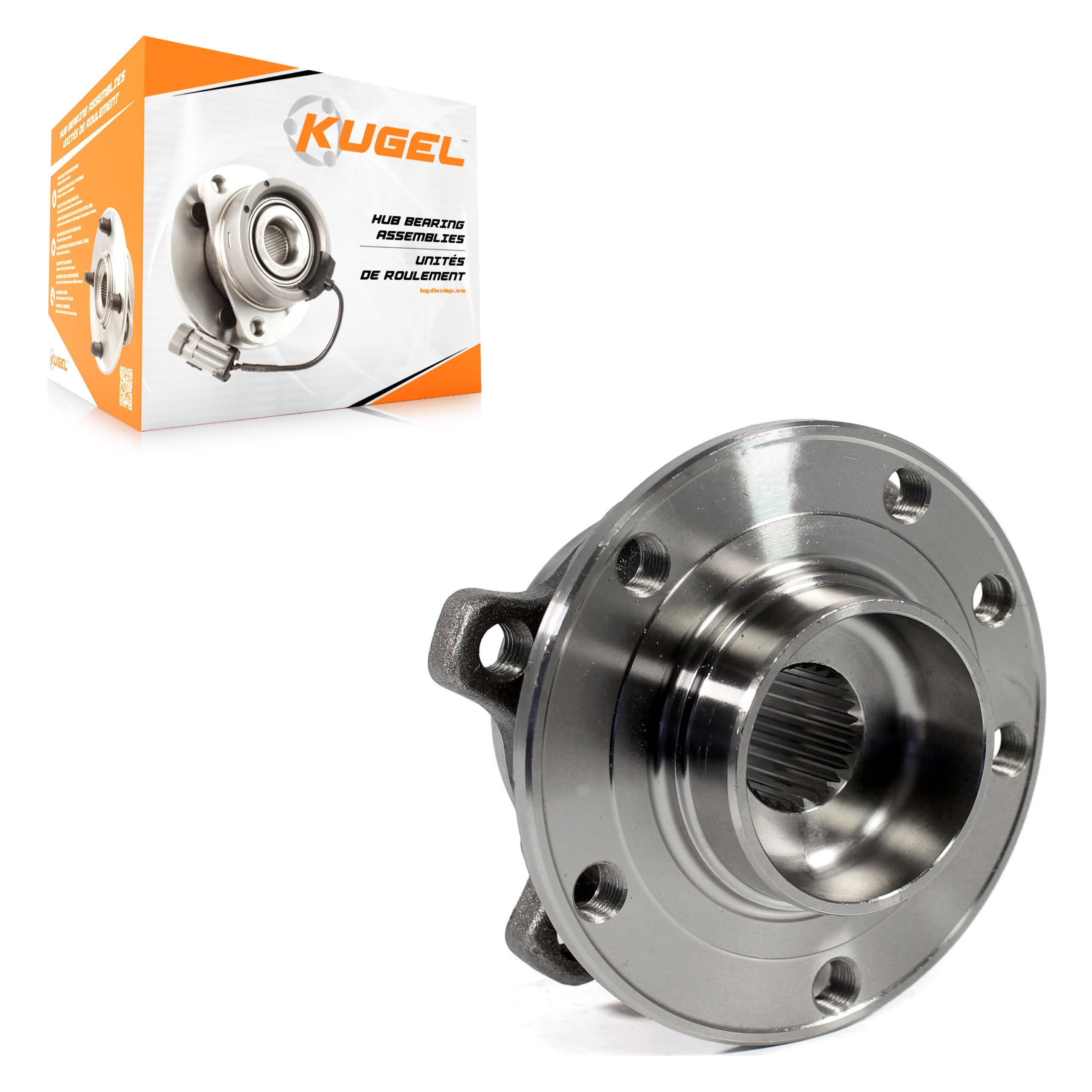 Kugel - 70-513349 - Front Wheel Bearing and Hub Assembly image 1