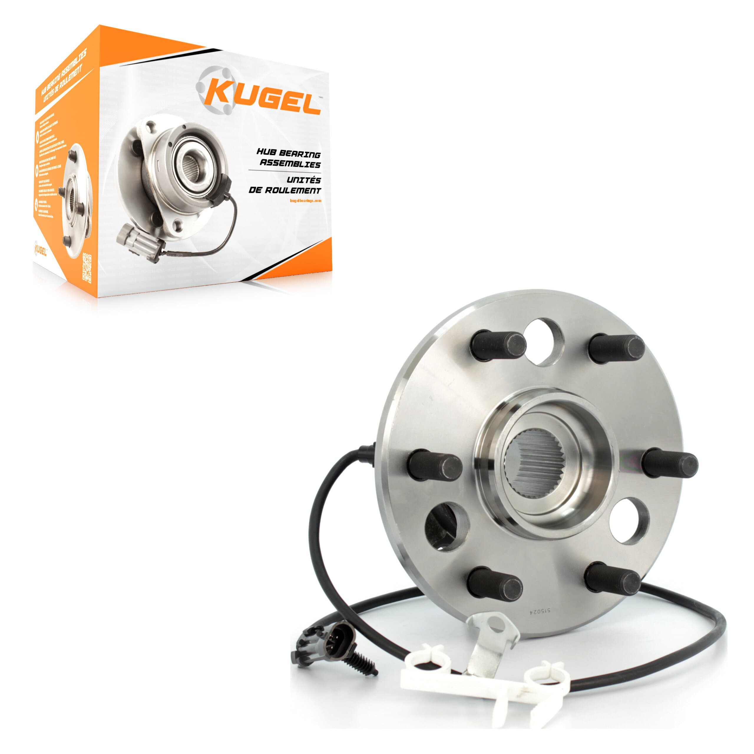 Kugel - 70-515024 - Front Wheel Bearing and Hub Assembly image 1