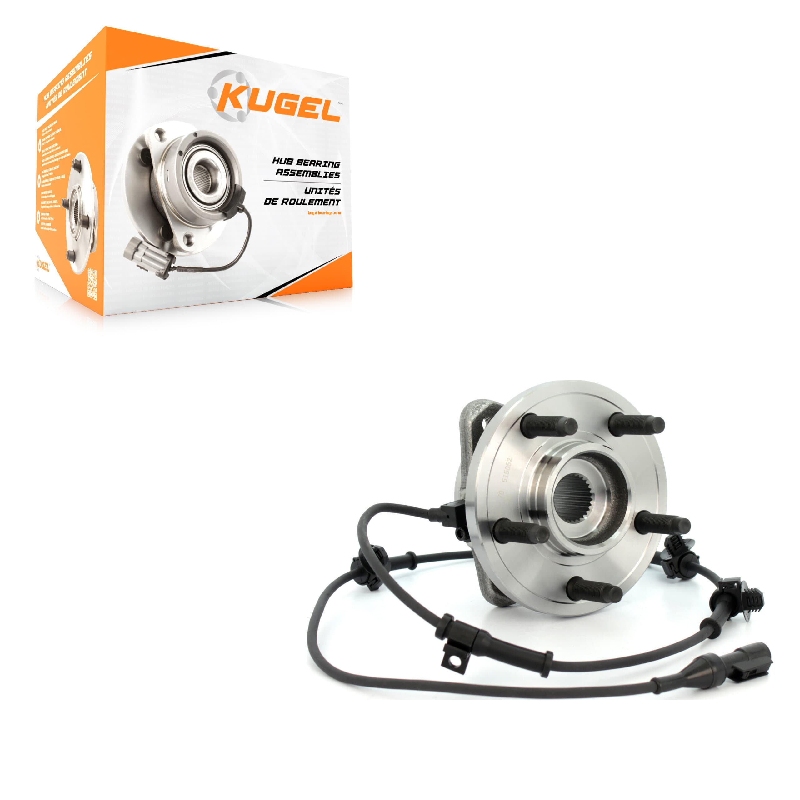 Kugel - 70-515052 - Front Wheel Bearing and Hub Assembly image 1
