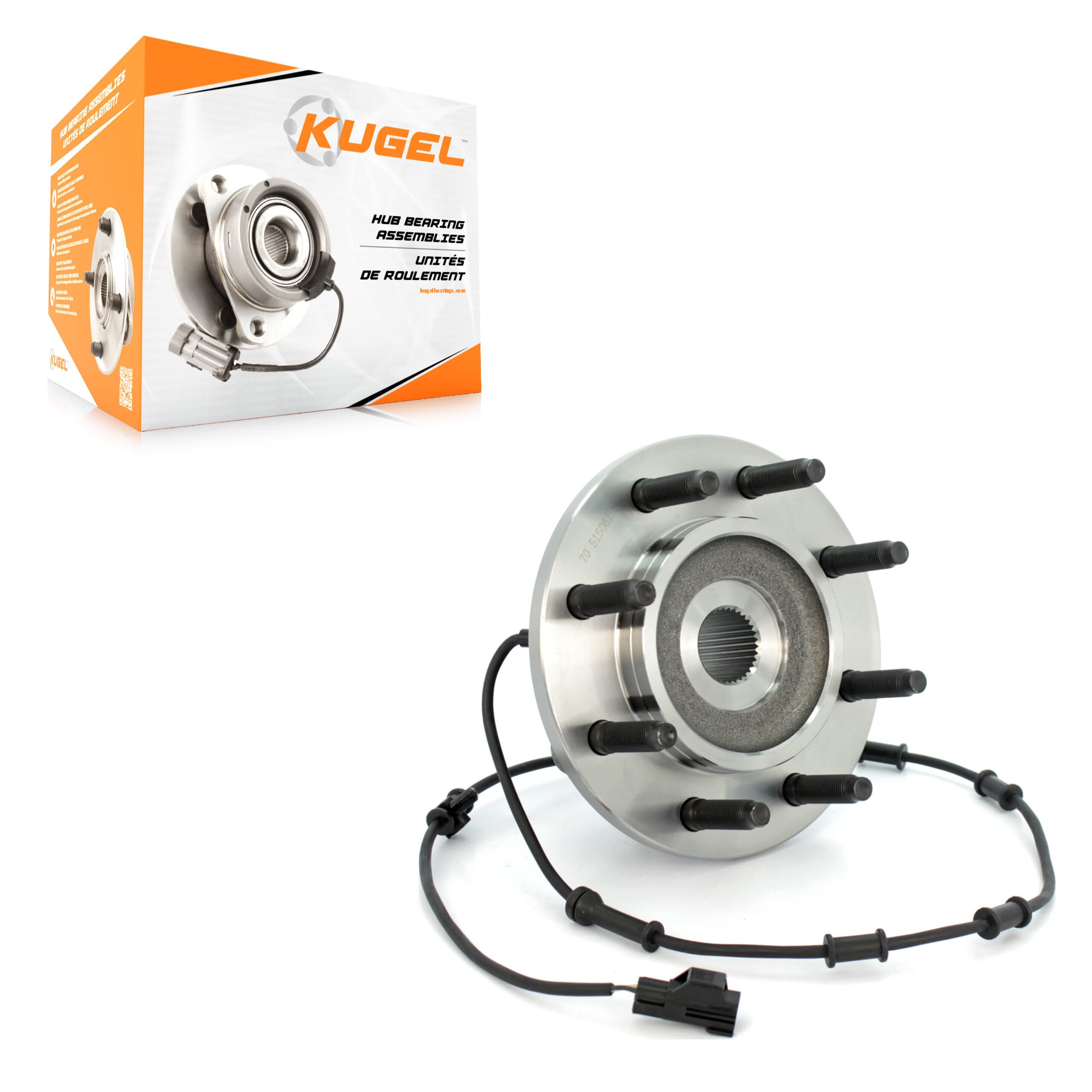 Kugel - 70-515061 - Front Wheel Bearing and Hub Assembly image 1