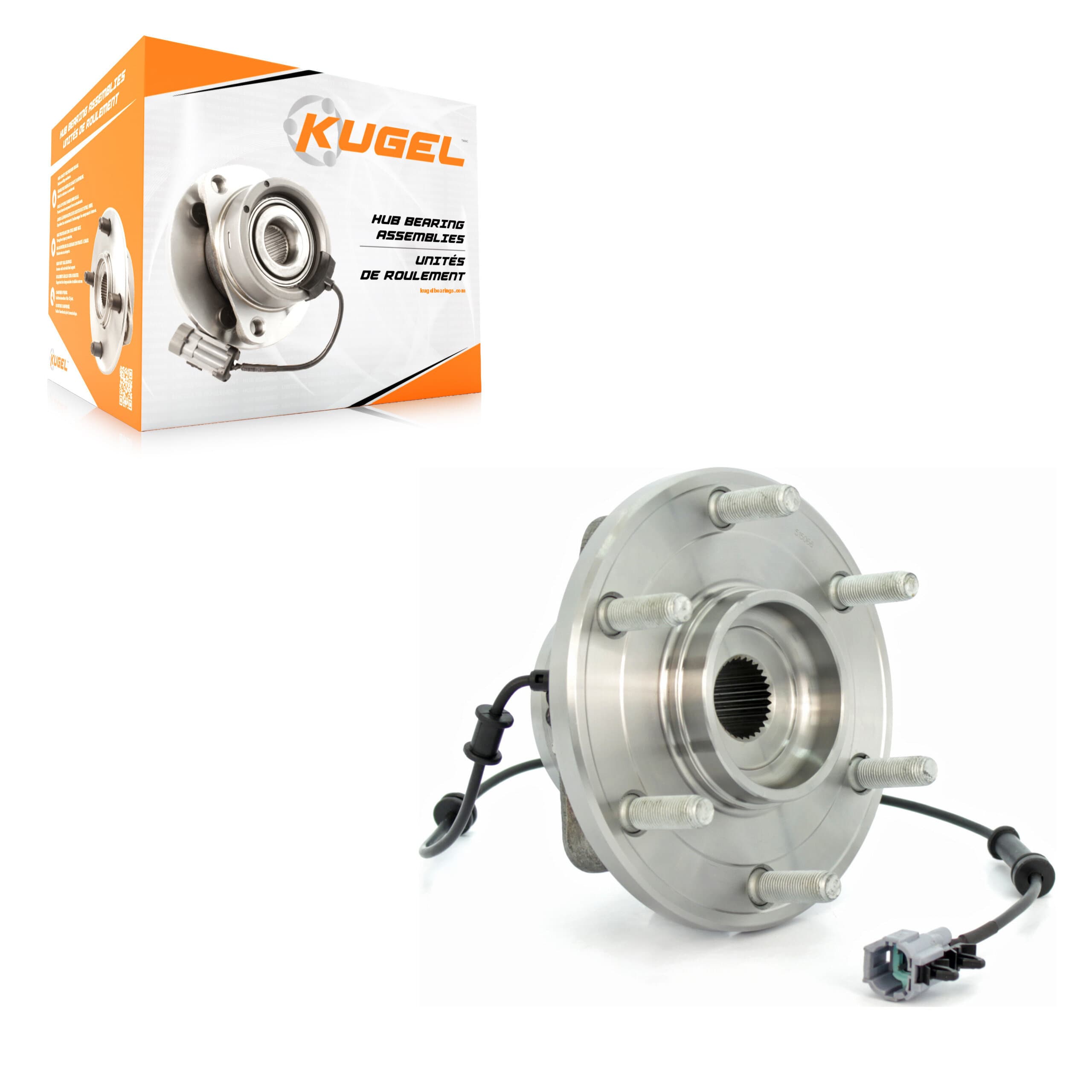 Kugel - 70-515066 - Front Wheel Bearing and Hub Assembly image 1