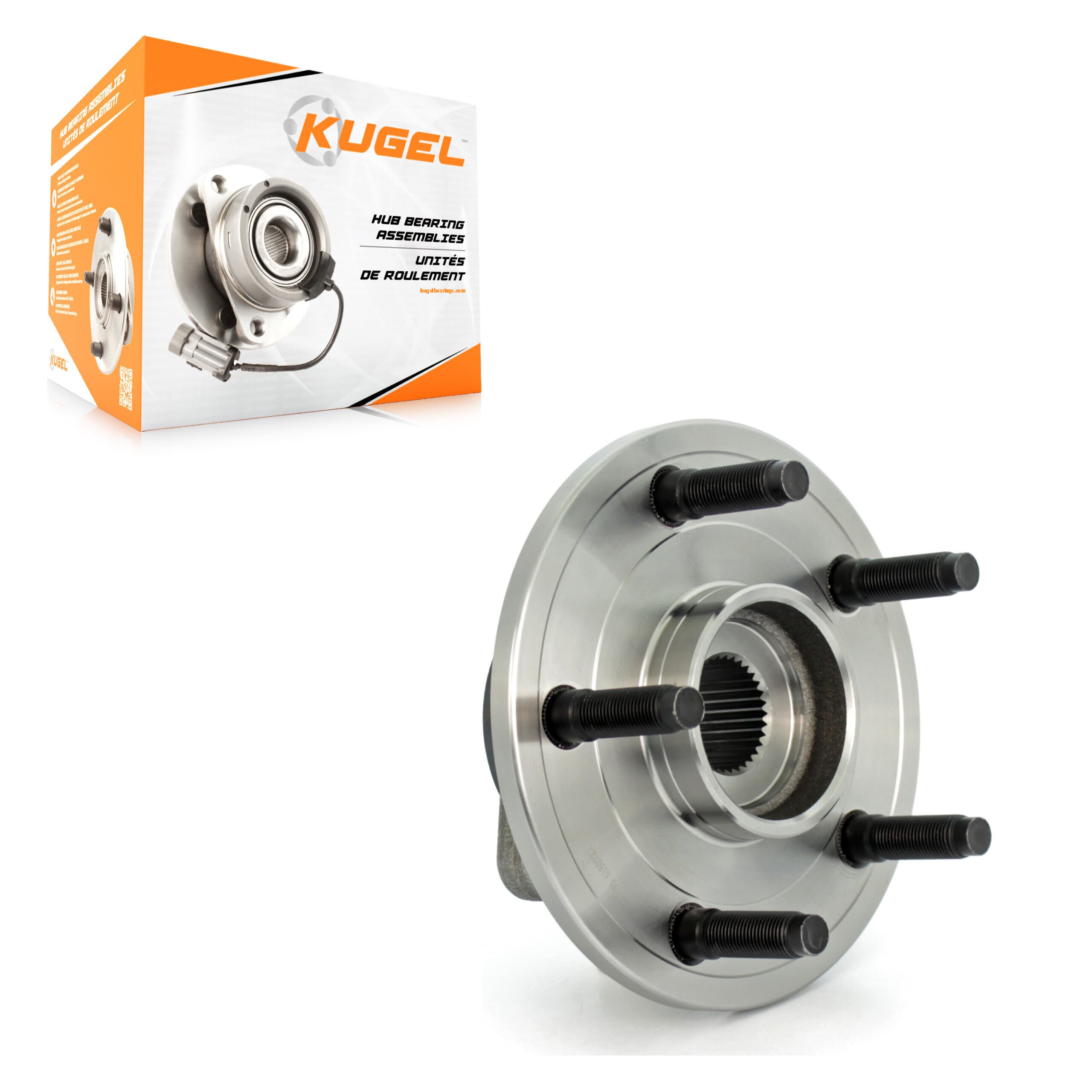 Kugel - 70-515072 - Front Wheel Bearing and Hub Assembly image 1