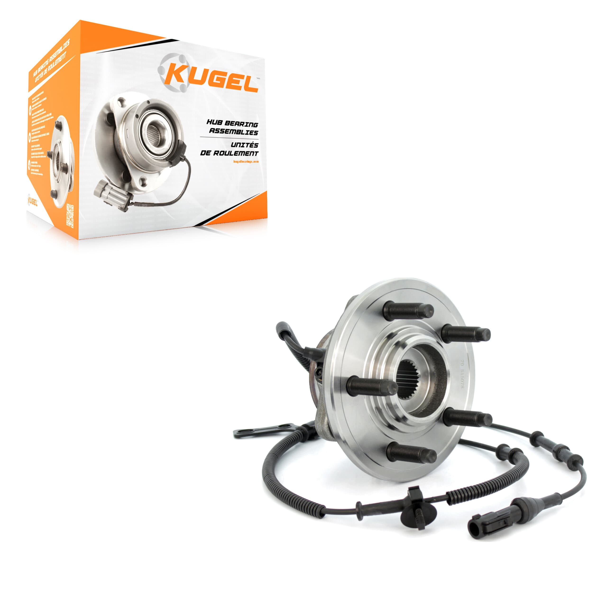 Kugel - 70-515078 - Front Wheel Bearing and Hub Assembly image 1