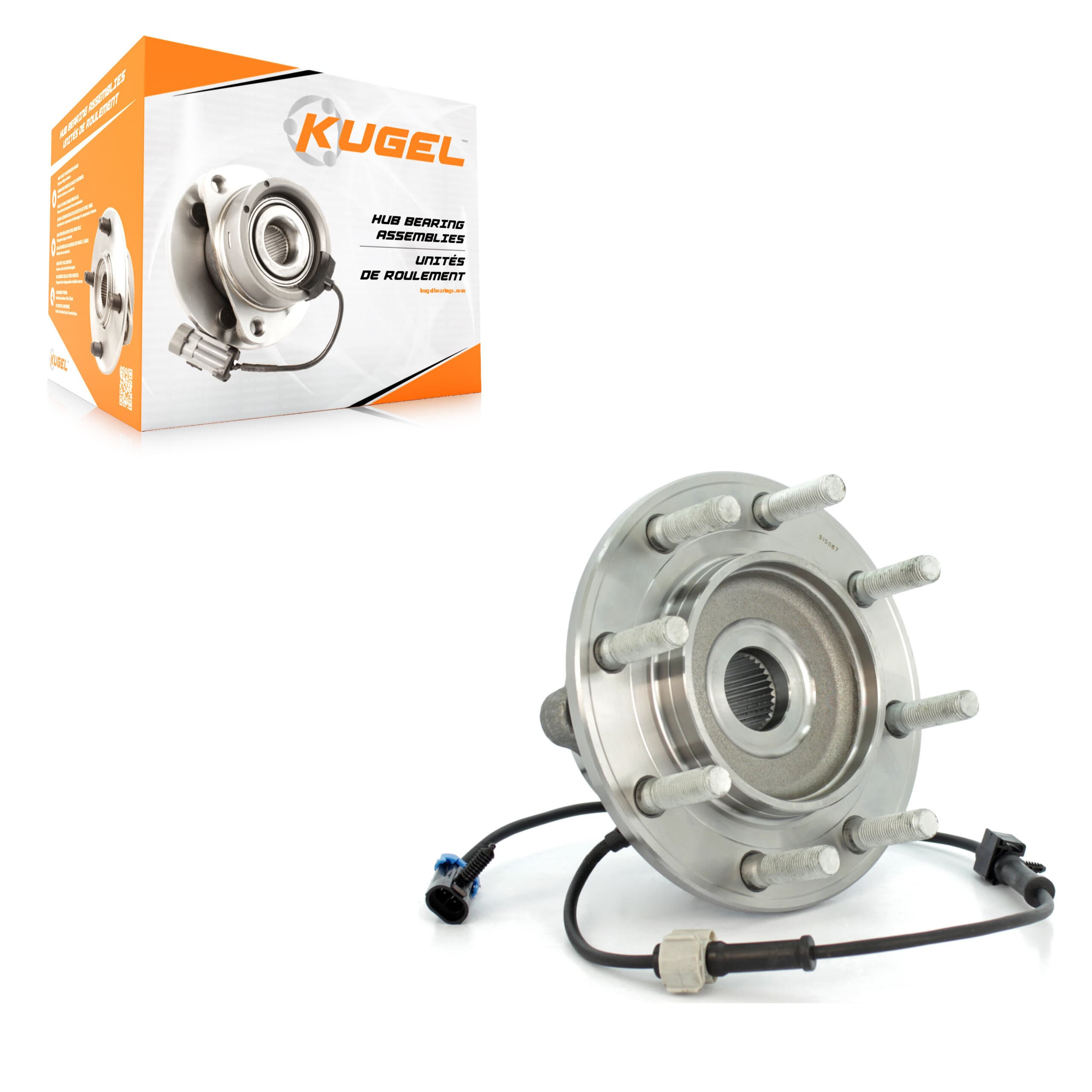 Kugel - 70-515087 - Front Wheel Bearing and Hub Assembly image 1