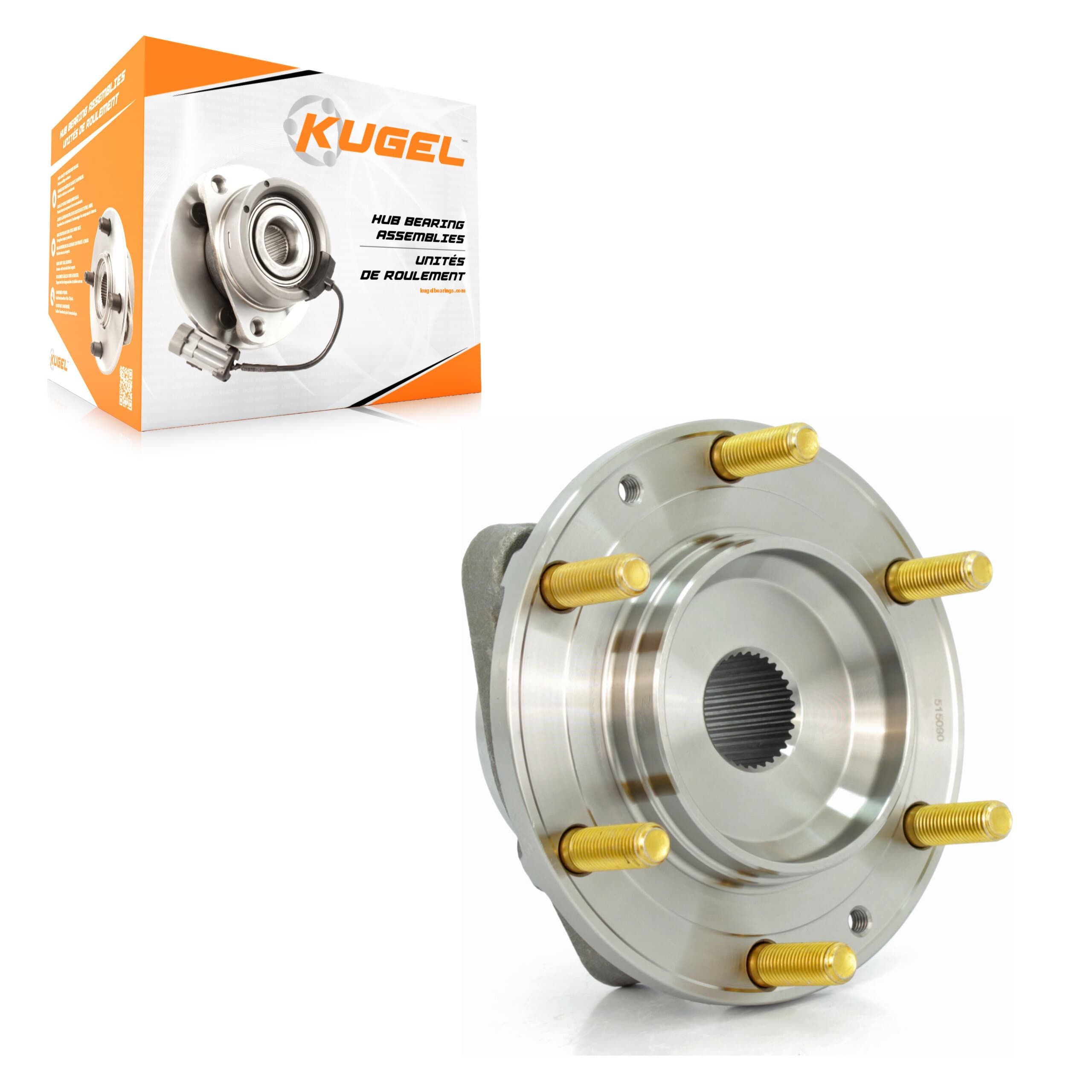 Kugel - 70-515090 - Front Wheel Bearing and Hub Assembly image 1