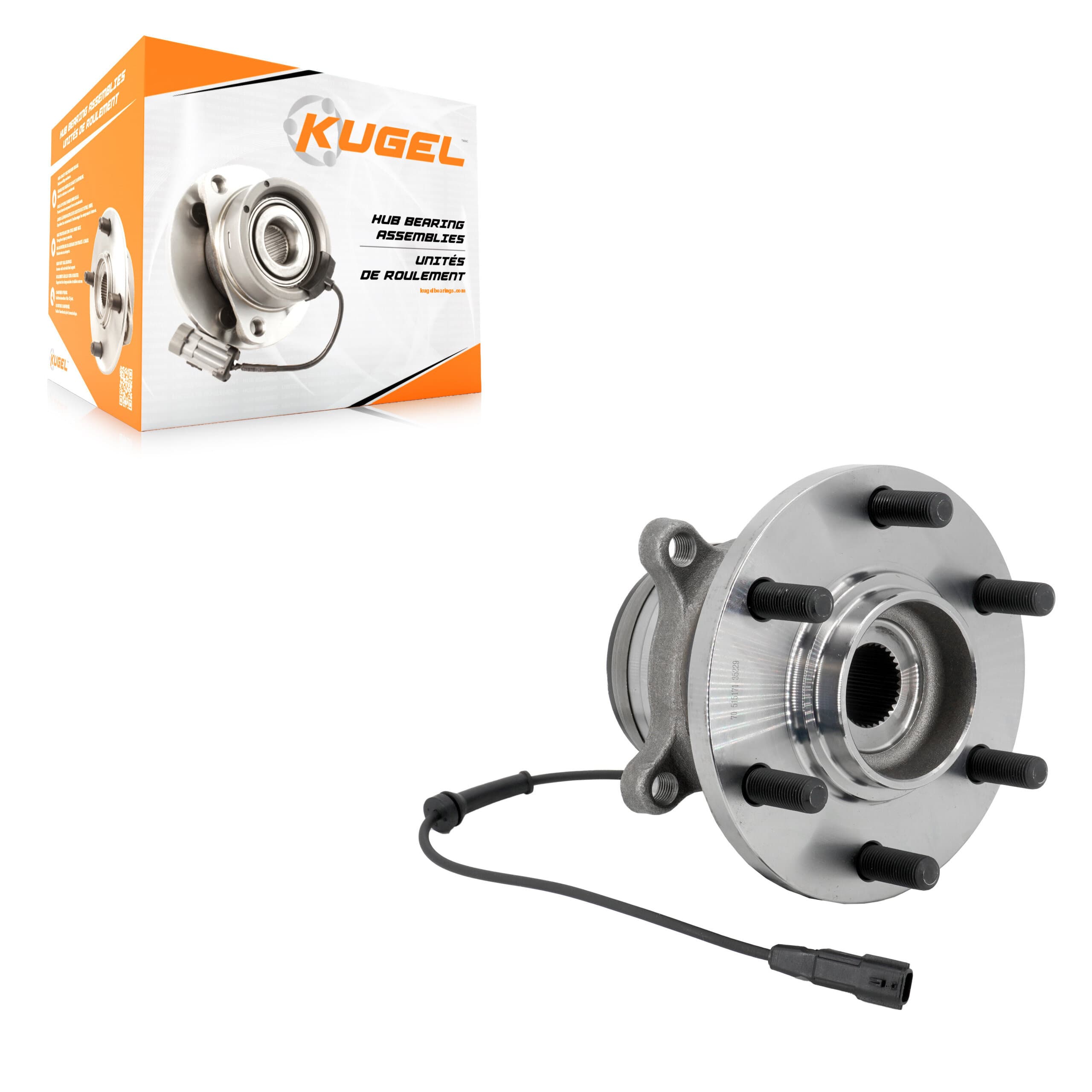 Kugel - 70-515171 - Front Wheel Bearing and Hub Assembly image 1
