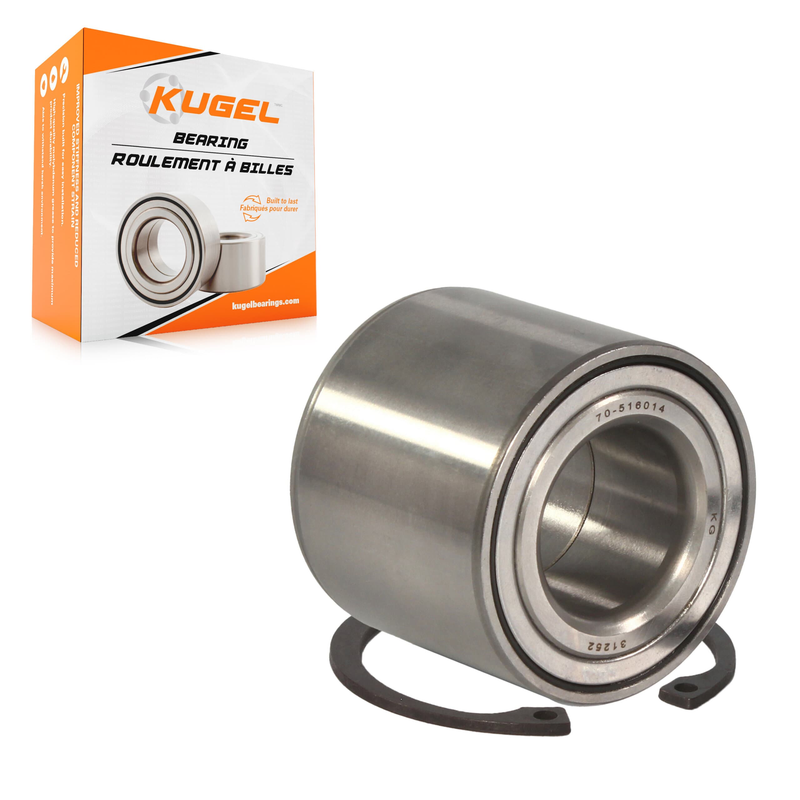 Kugel - 70-516014 - Rear Wheel Bearing and Race Set image 1