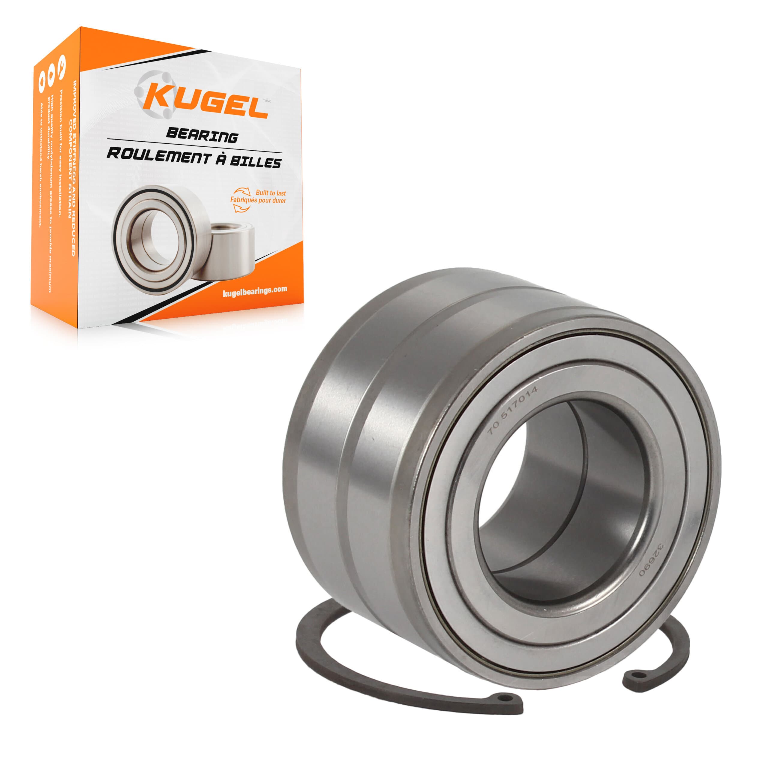 Kugel - 70-517014 - Front Wheel Bearing and Race Set image 1