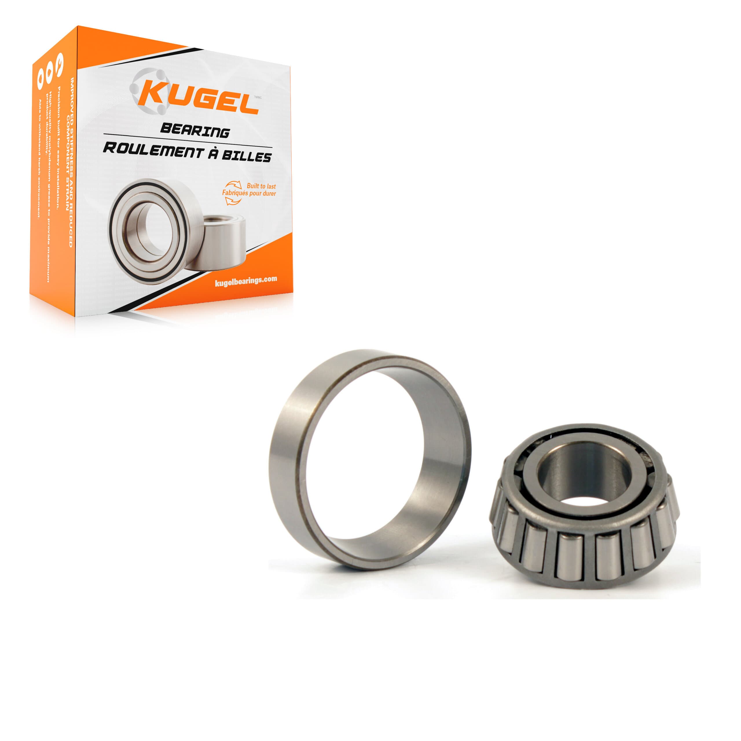 Kugel - 70-A2 - Front Outer Wheel Bearing and Race Set image 1