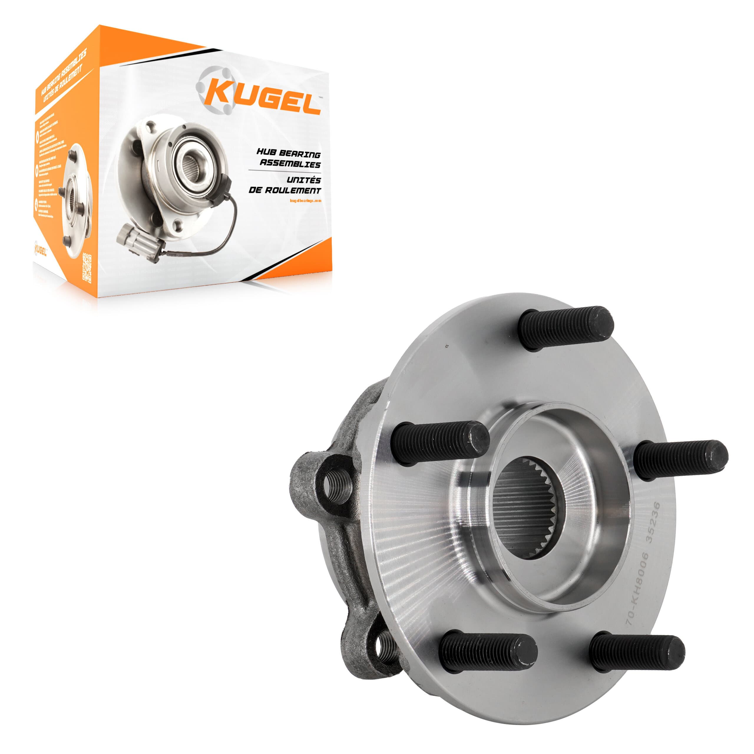 Kugel - 70-KH8006 - Front Wheel Bearing and Hub Assembly image 1
