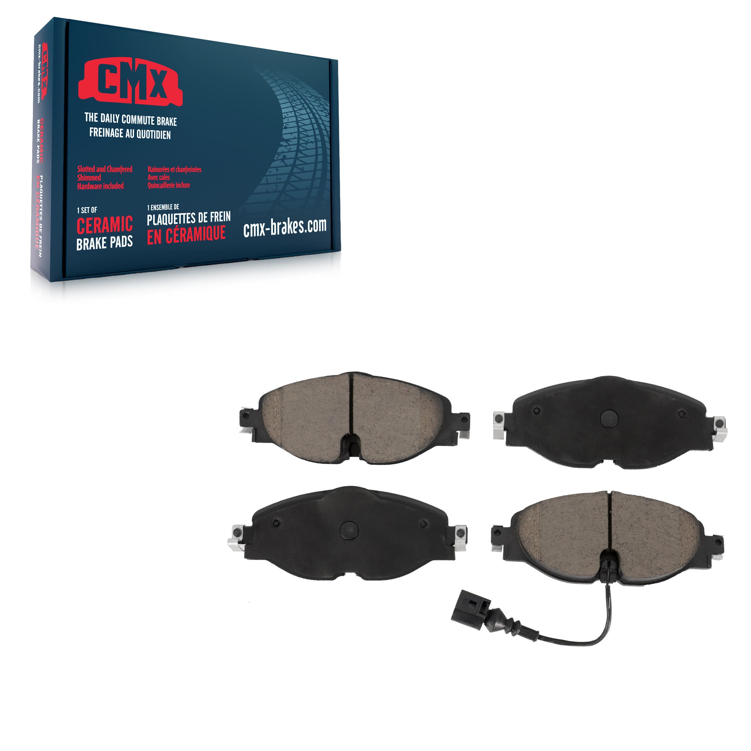 CMX - CMX-D1760A - Front Disc Brake Pad image 1