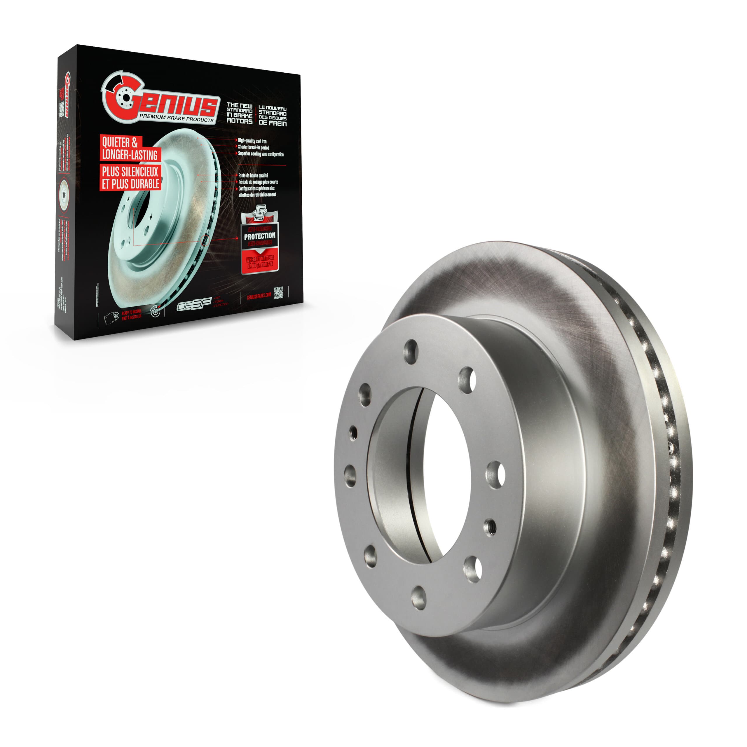 Genius - GCR-56999 - Front Disc Brake Rotor image 1
