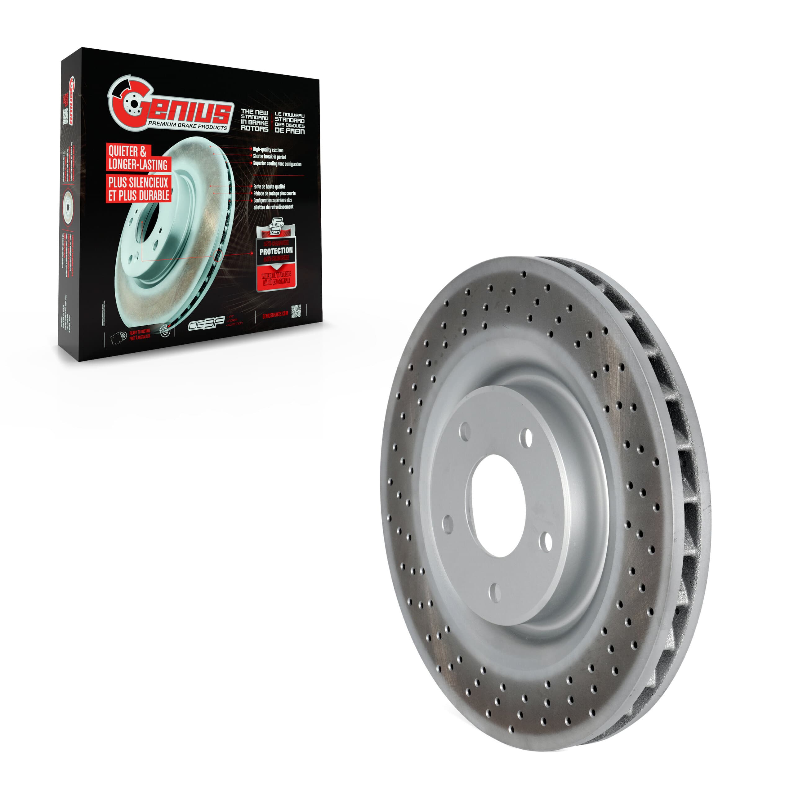 Genius - GCR-580334OE - Front Disc Brake Rotor image 1