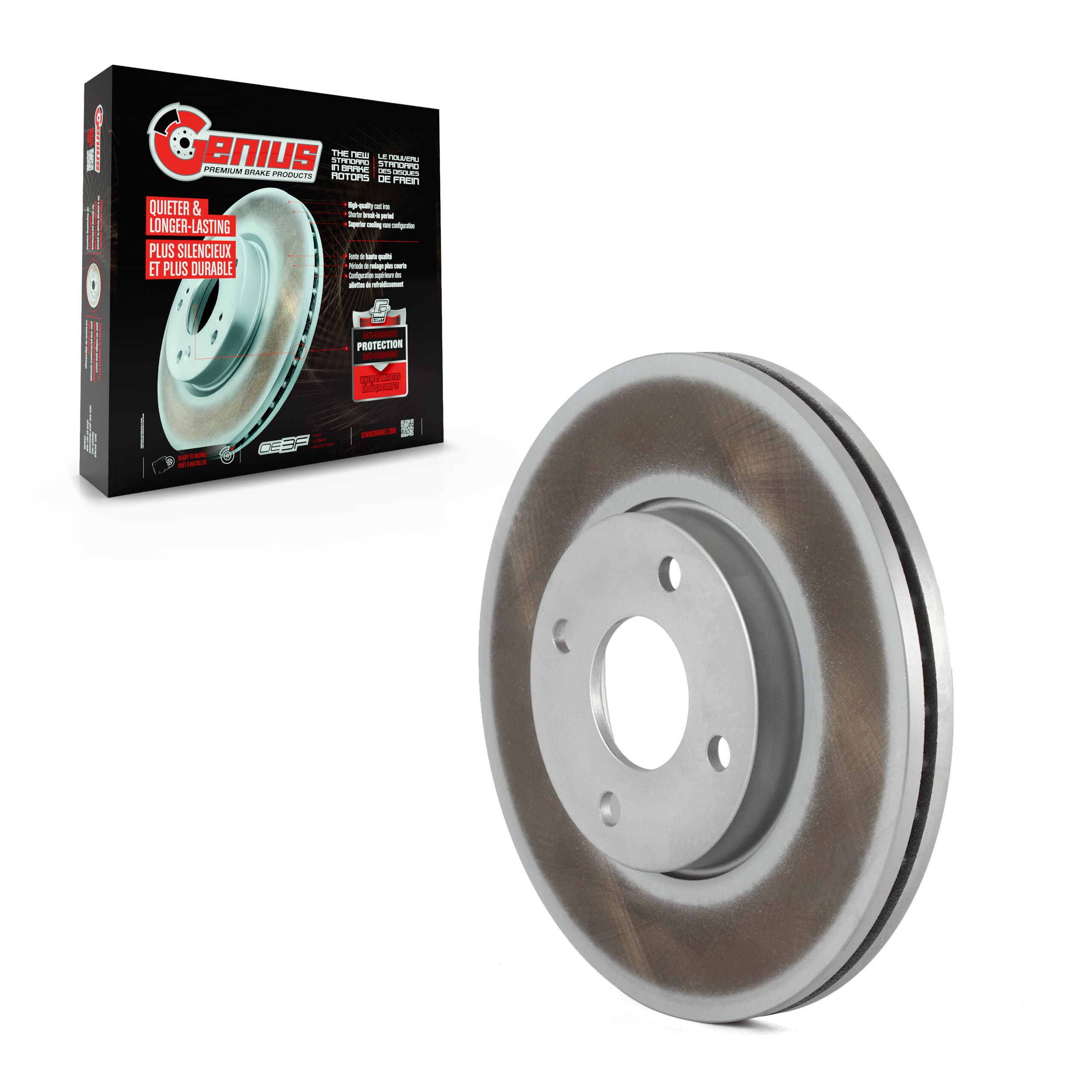 Genius - GCR-680319 - Front Disc Brake Rotor image 1