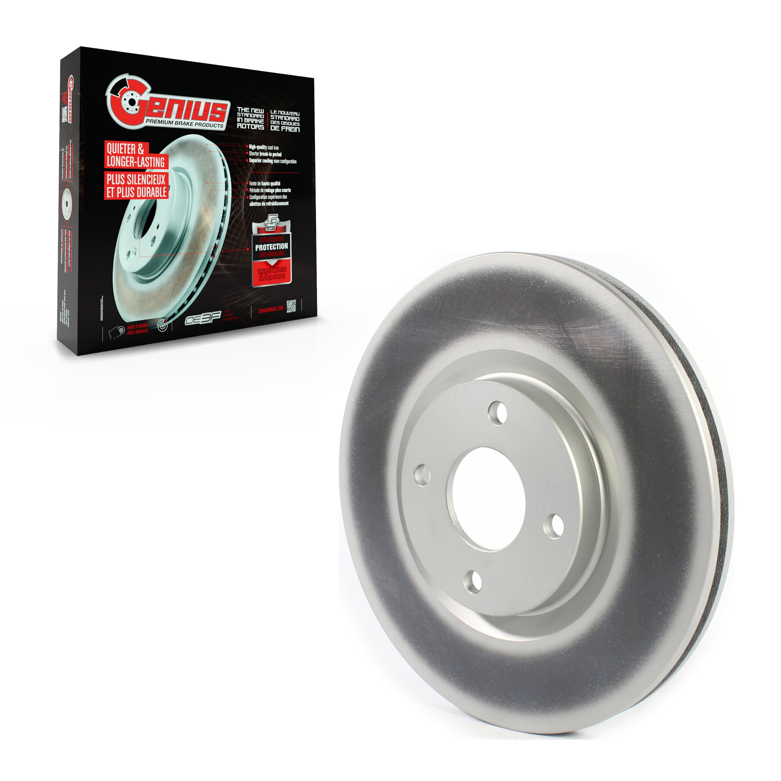 Genius - GCR-682291 - Front Disc Brake Rotor image 1