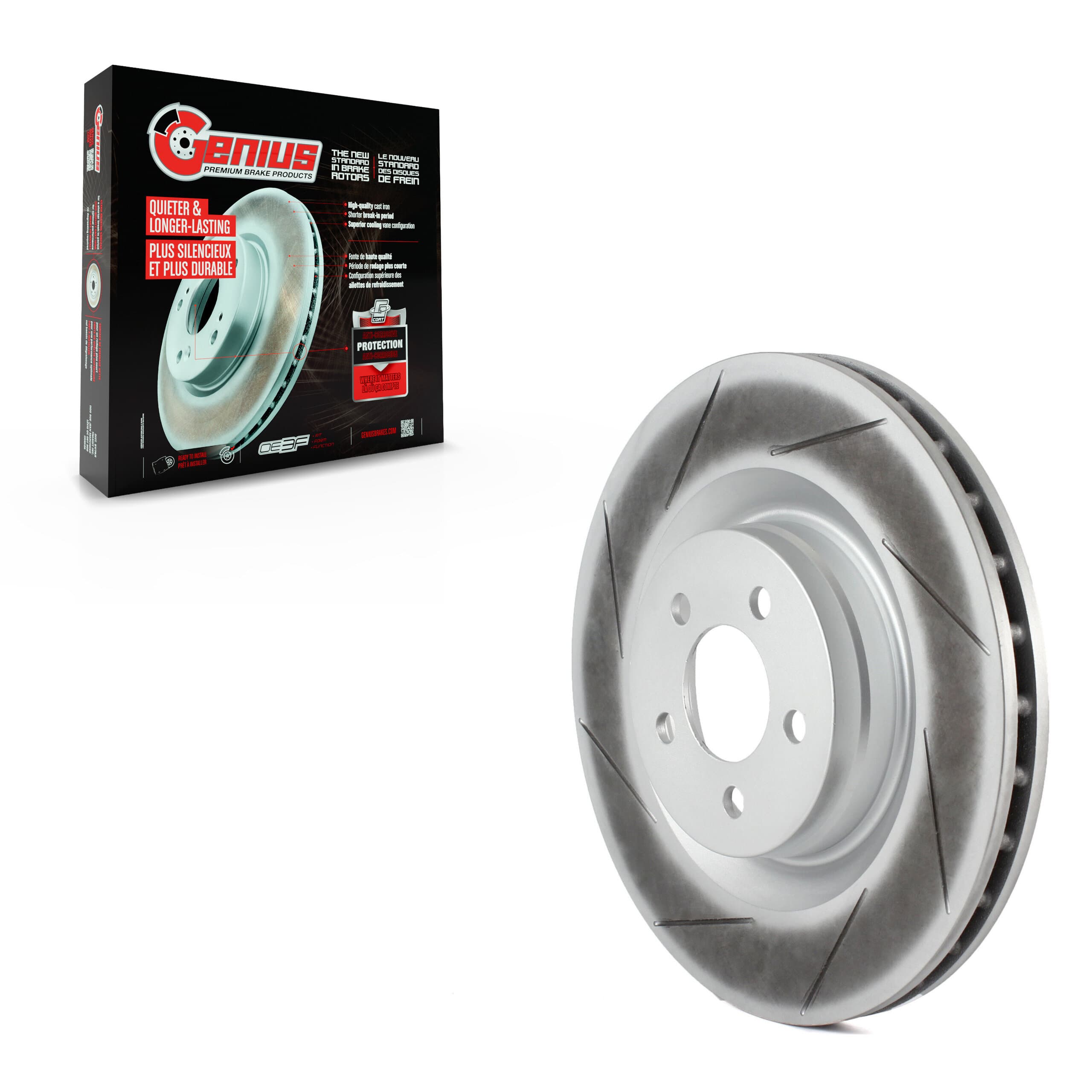 Genius - GCR-780389 - Front Disc Brake Rotor image 1