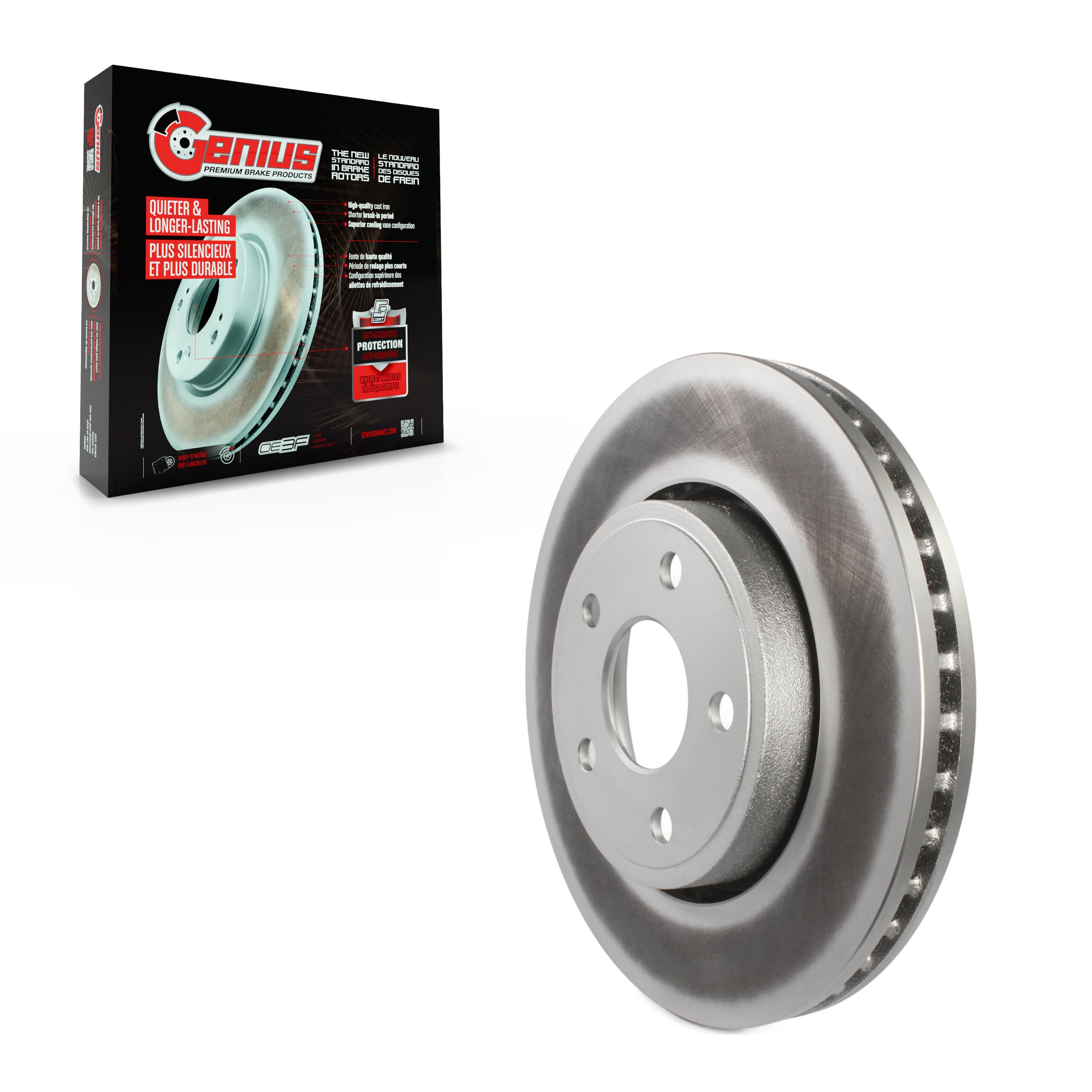 Genius - GCR-780868 - Front Disc Brake Rotor image 1
