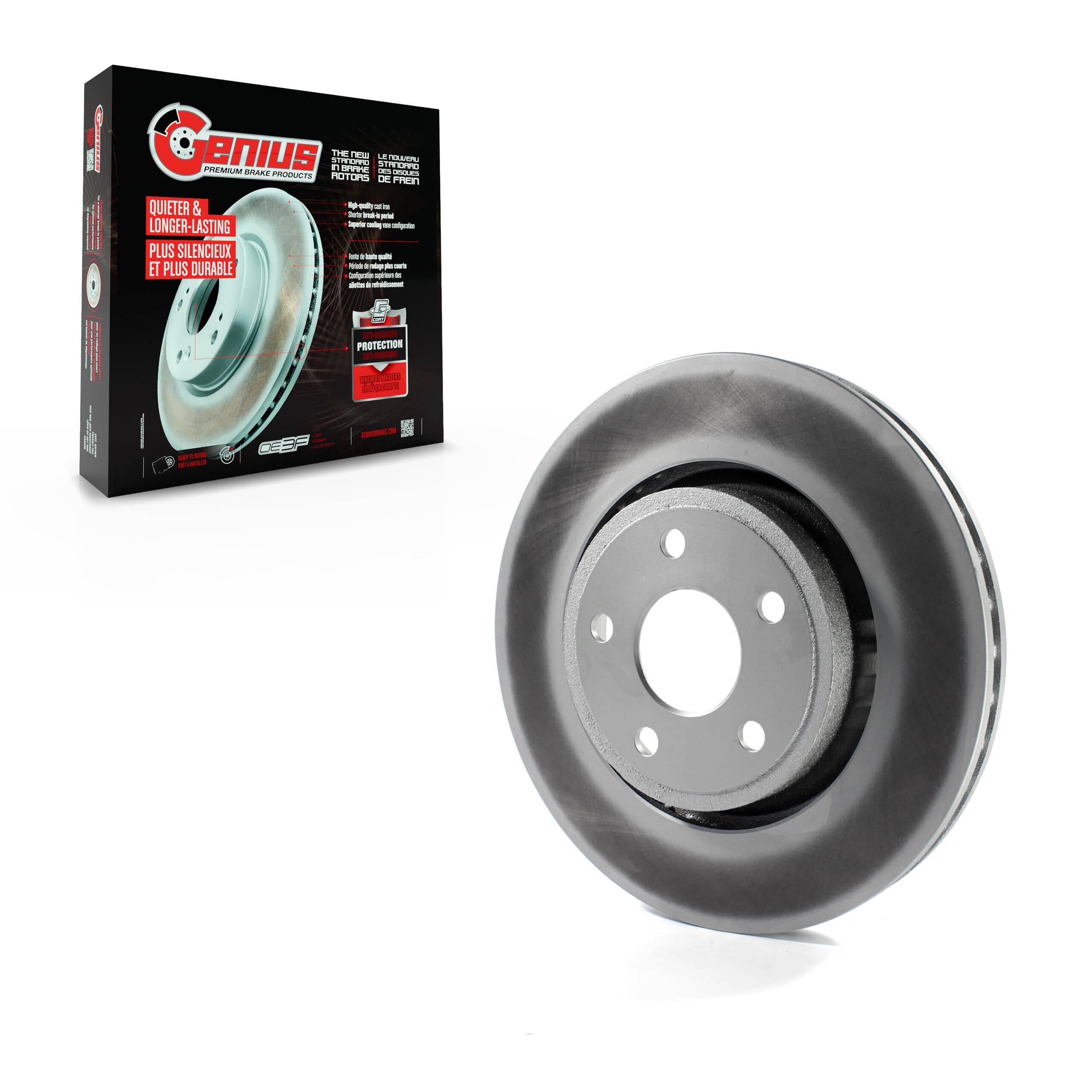 Genius - GCR-780870 - Front Disc Brake Rotor image 1