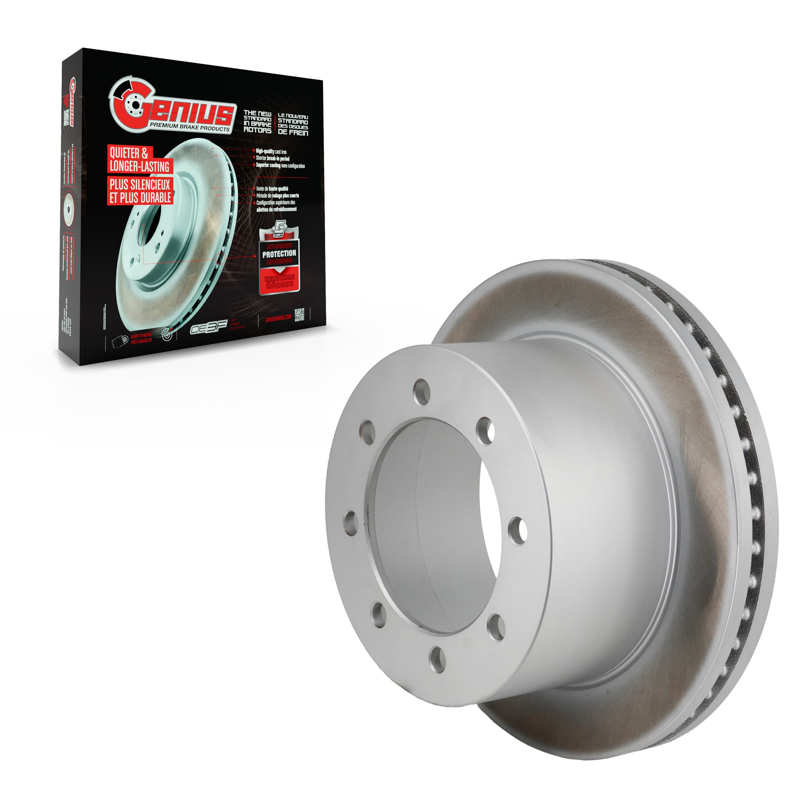 Genius - GCR-782636 - Rear Disc Brake Rotor image 1
