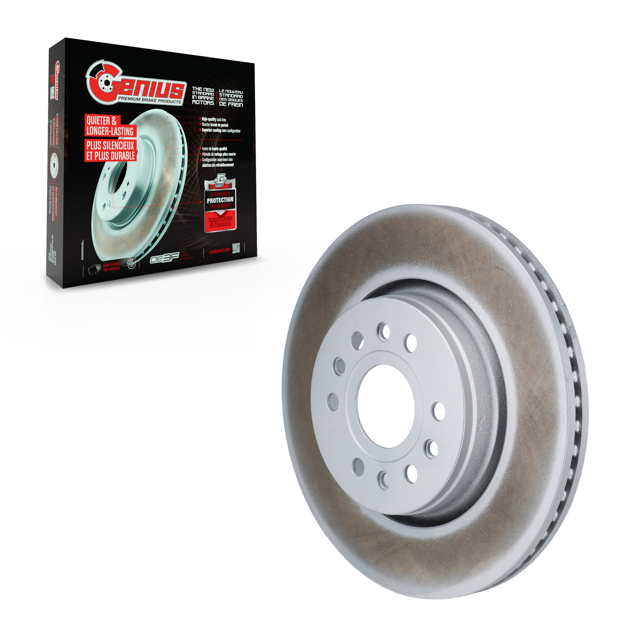 Genius - GCR-782776 - Front Disc Brake Rotor image 1