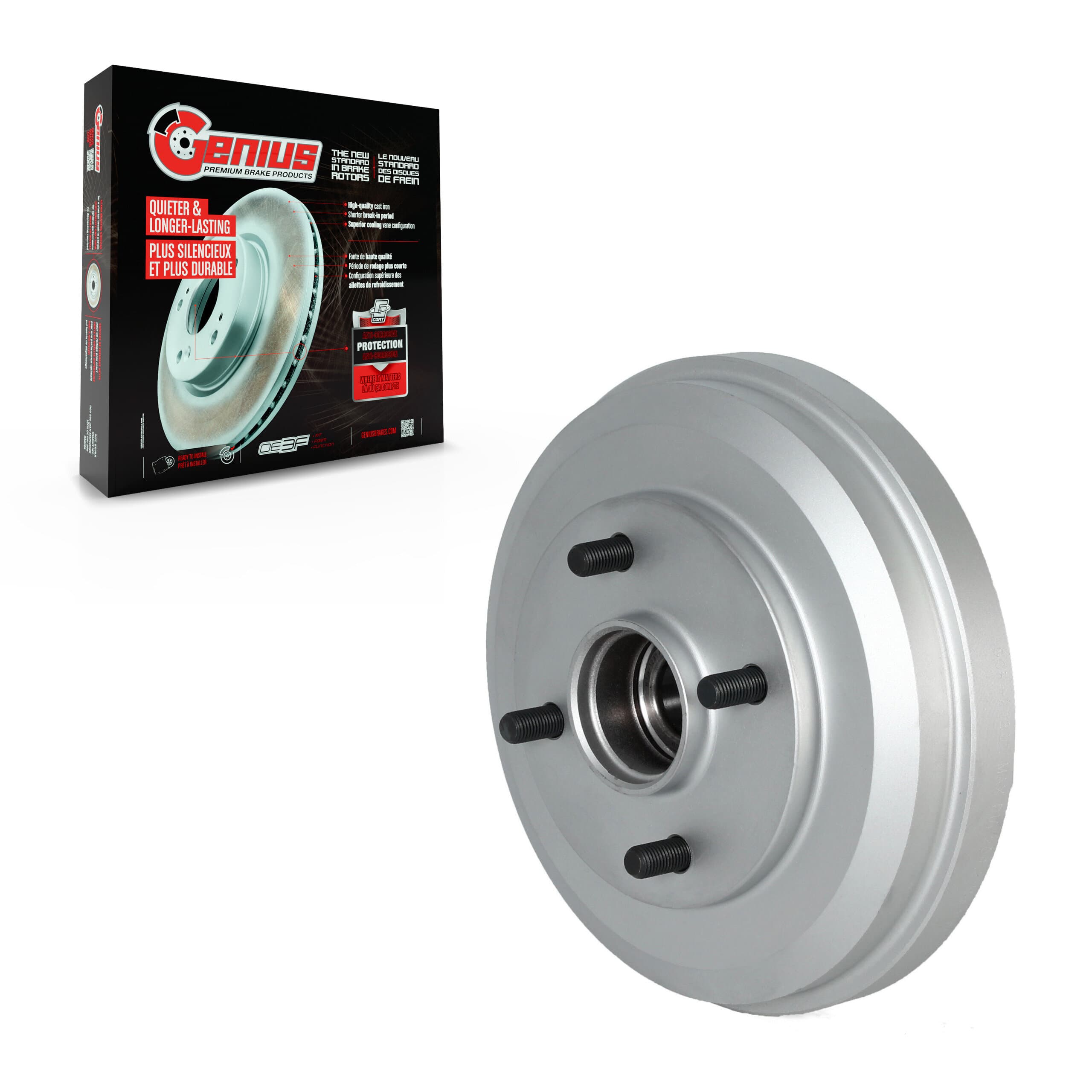 Genius - GCR-97802 - Rear Brake Drum image 1