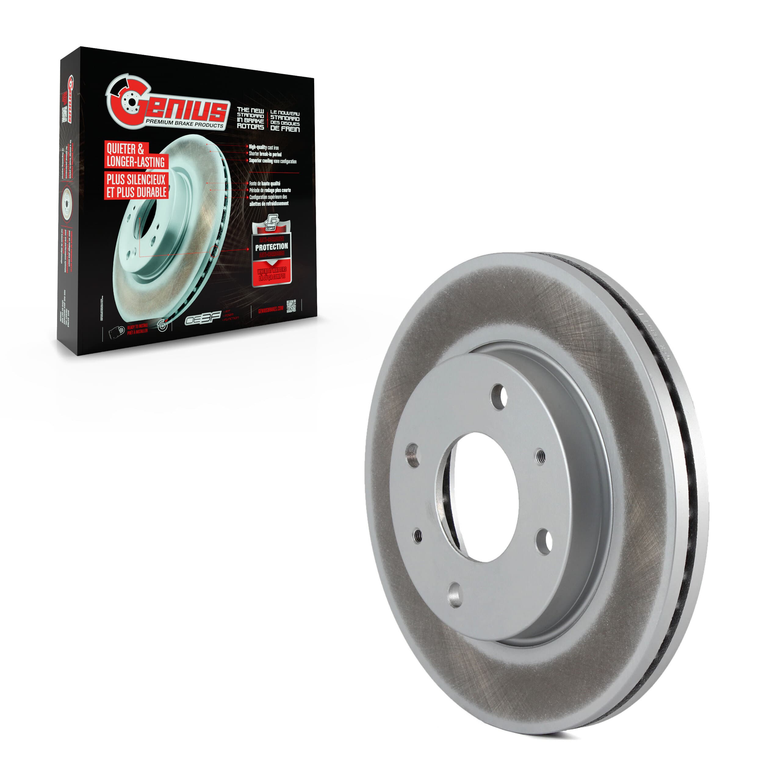 Genius - GCR-980112 - Front Disc Brake Rotor image 1