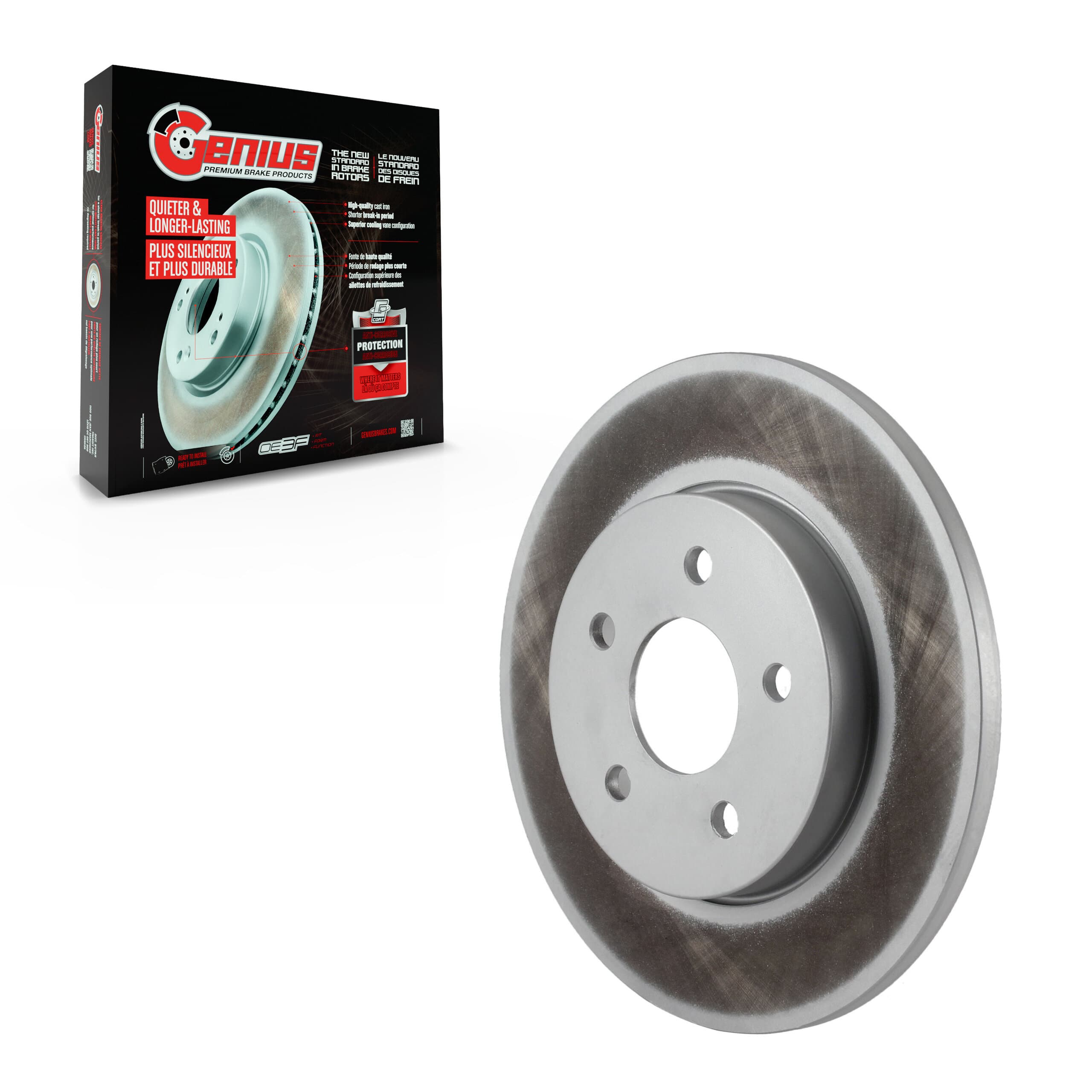 Genius - GCR-980235 - Rear Disc Brake Rotor image 1